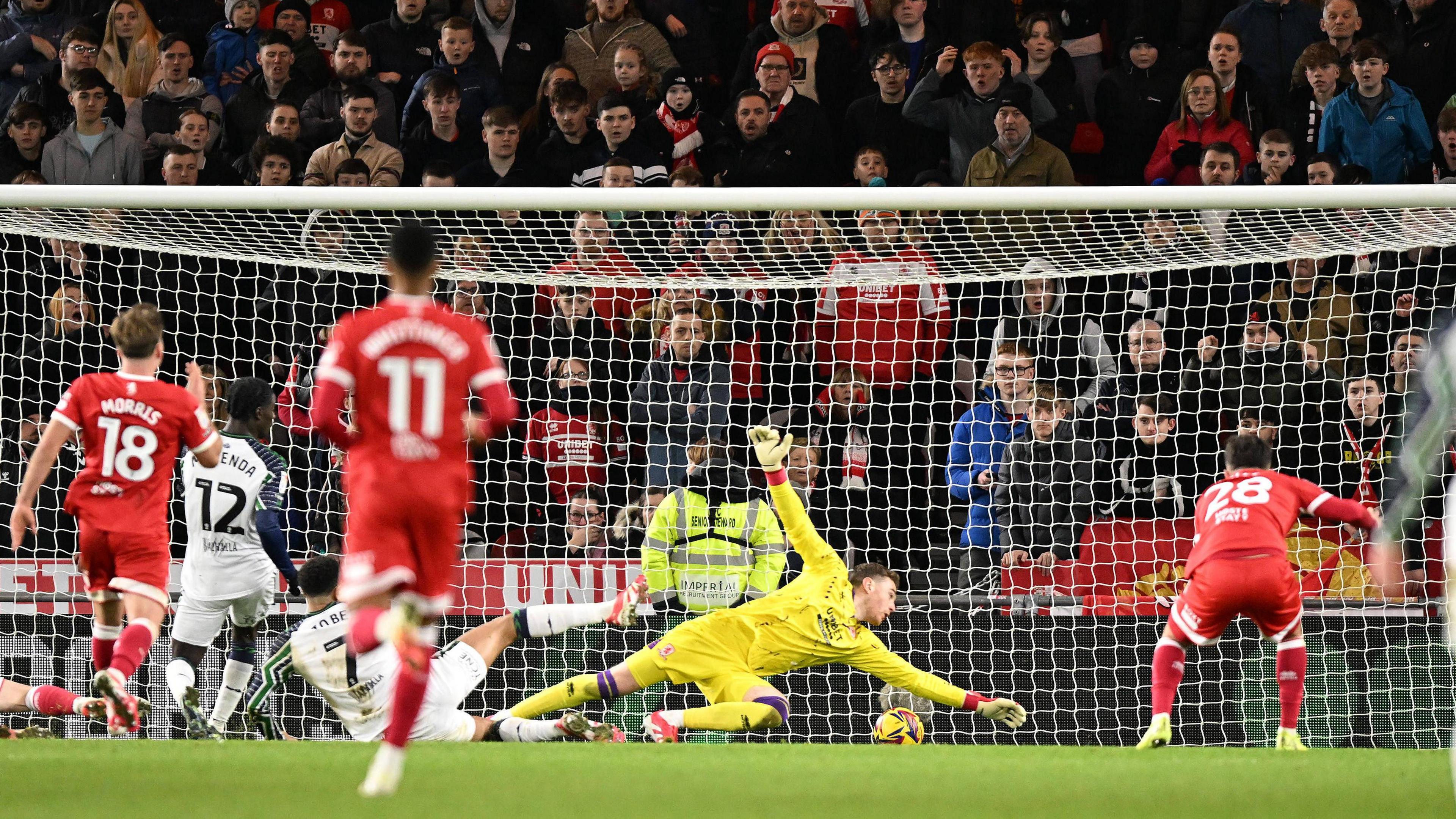 Ryan Giles scores an own goal as Sunderland win at Middlesbrough