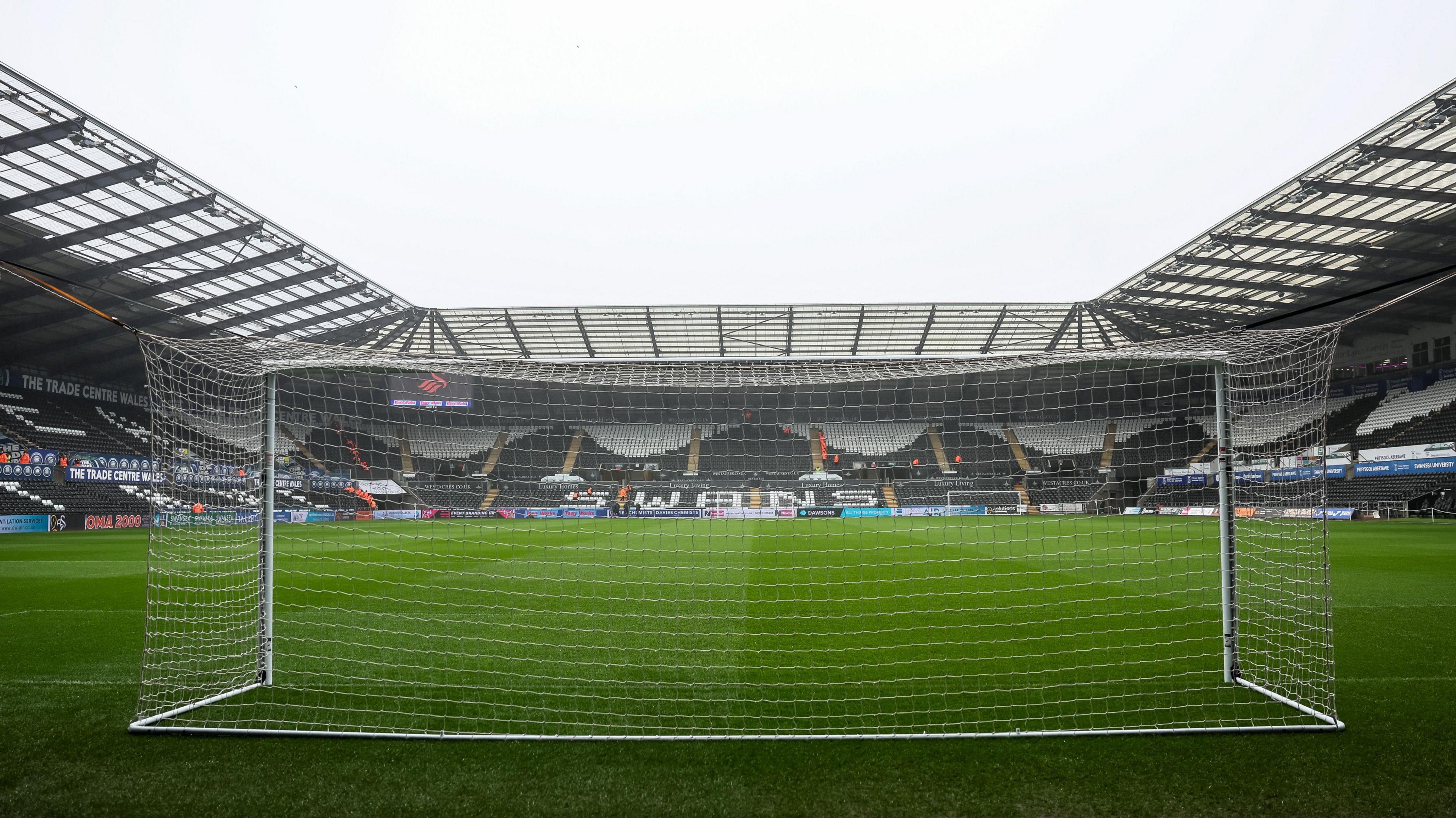 A general view of Swansea.com Stadium 