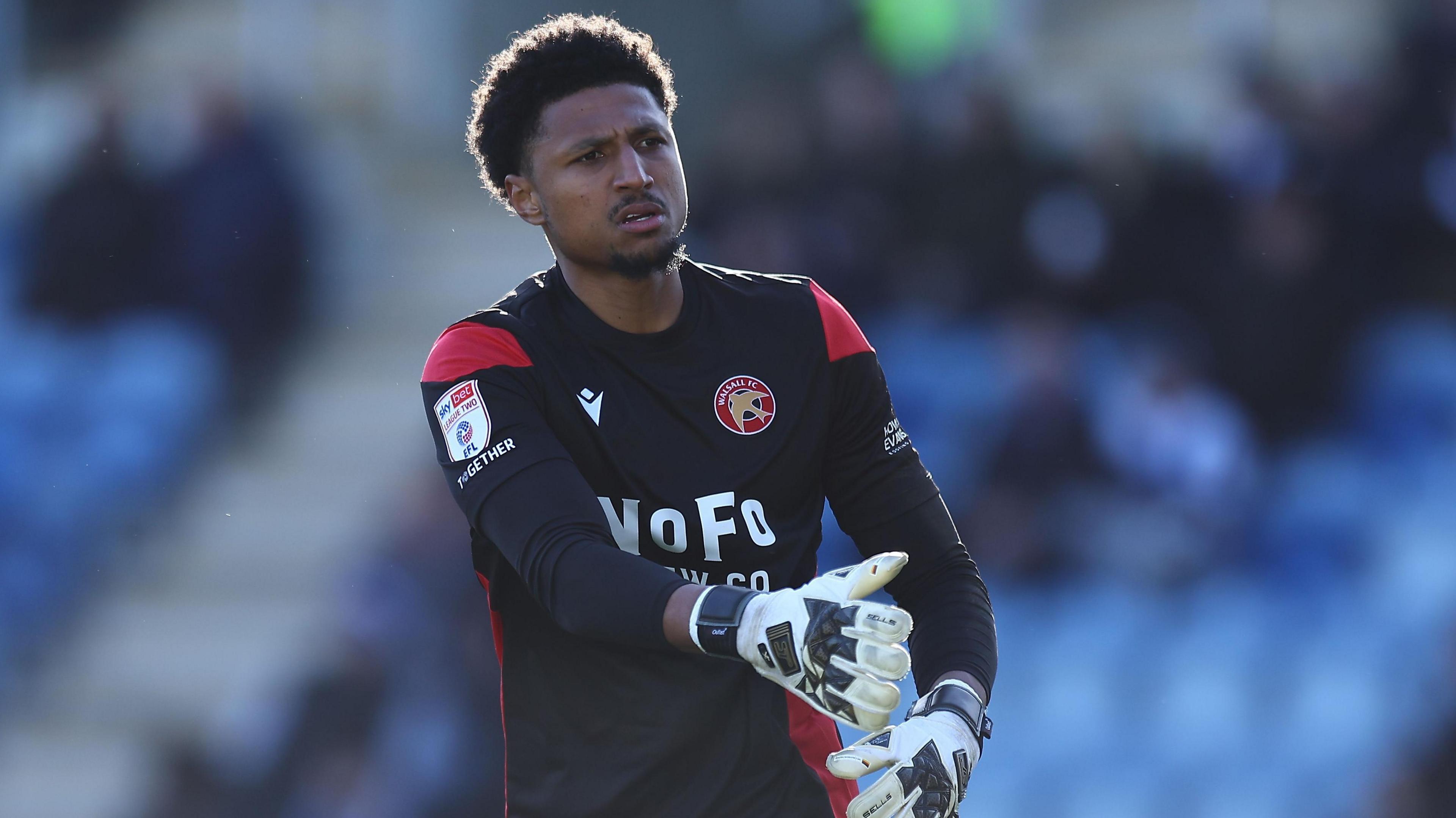 Walsall goalkeeper Myles Roberts