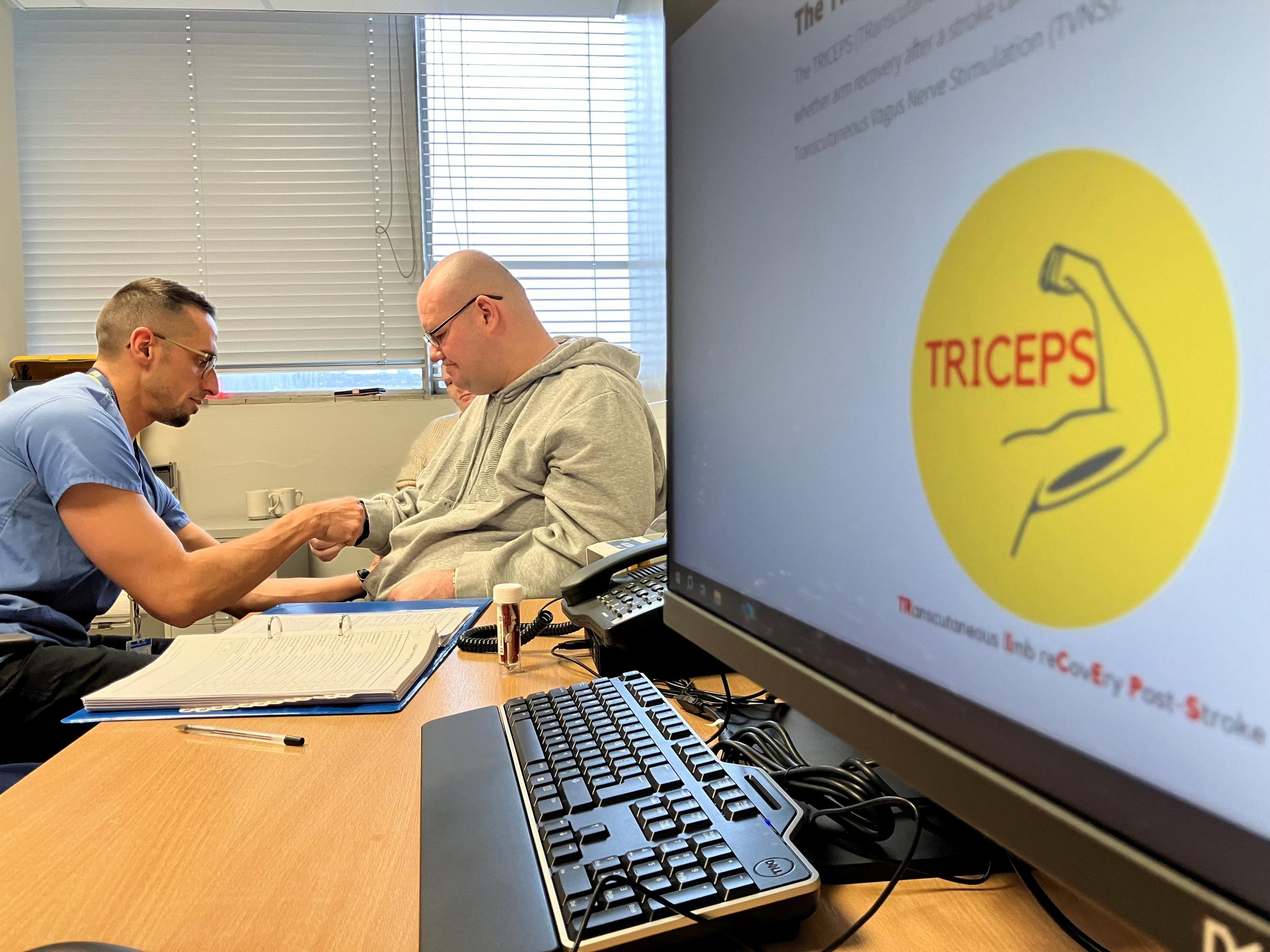 The £2m Triceps trial aims to improve arm weakness among stroke patients 