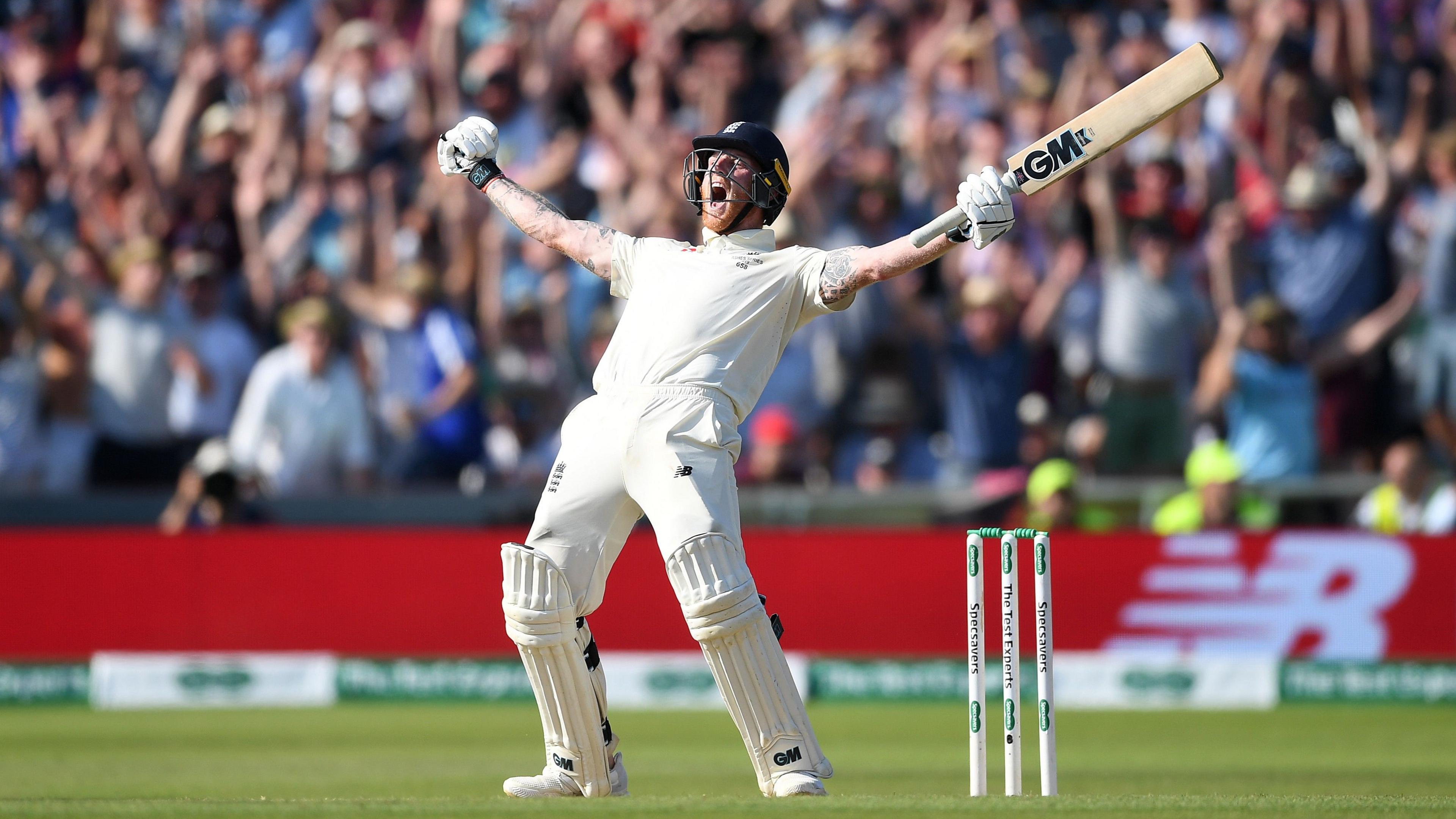 Ben Stokes celebrates at Headingley in 2019