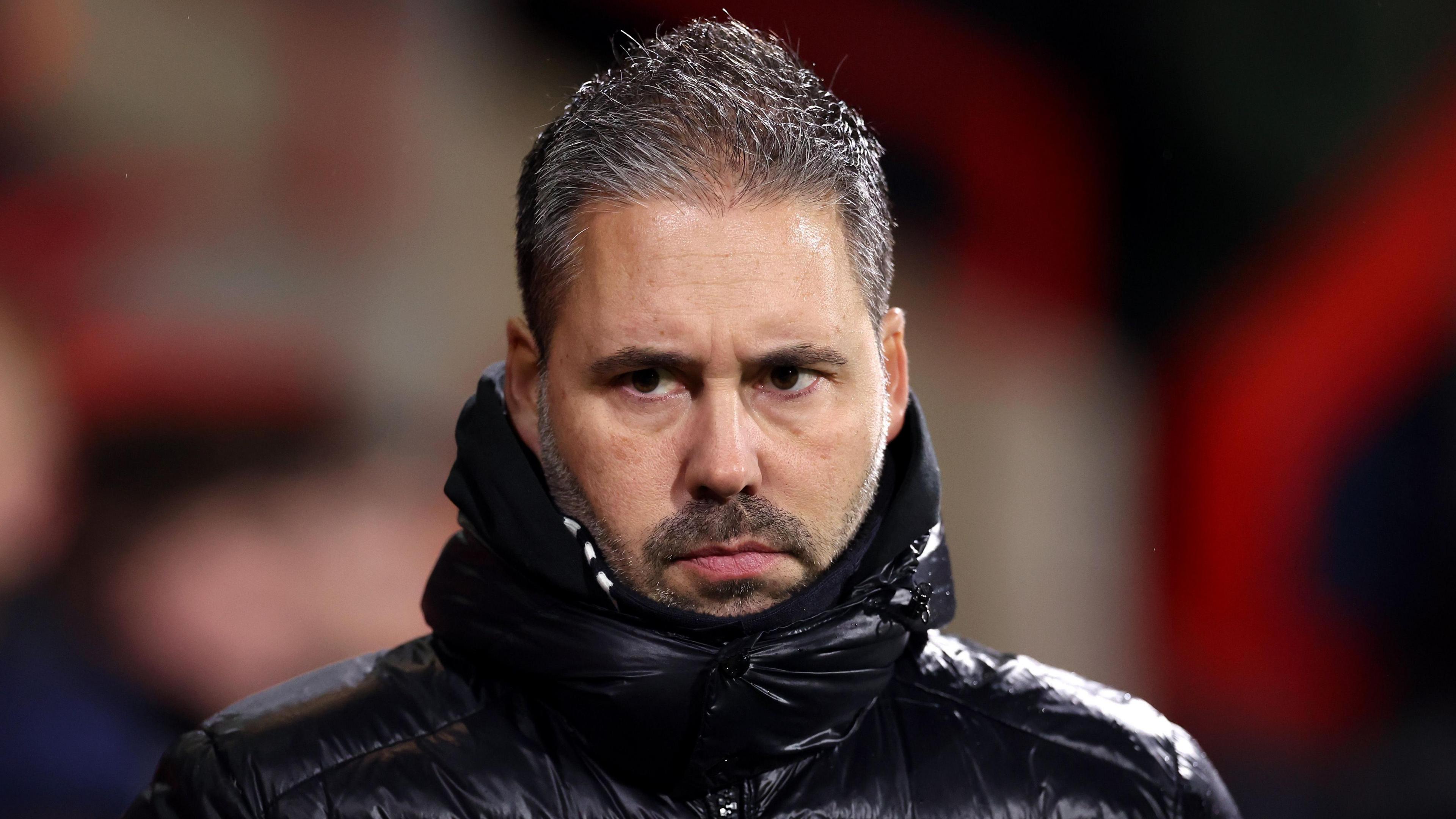 Ex-Leicester boss Marti Cifuentes during the 1-1 draw at Wrexham