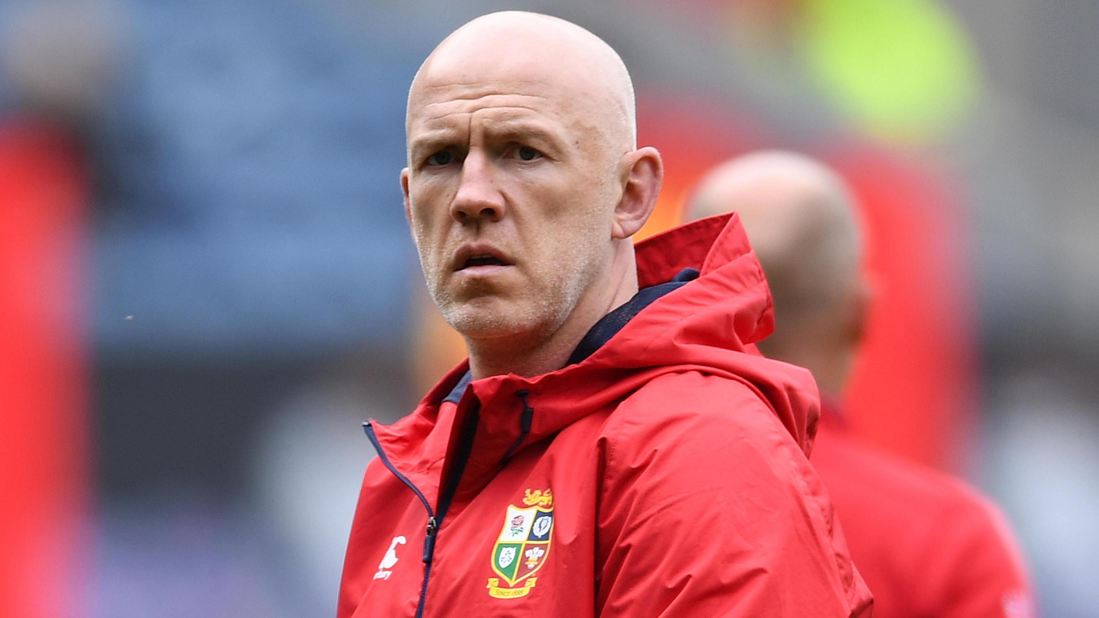 Steve Tandy, who was the British and Irish Lions defence coach on the 2021 tour of South Africa, stares into the camera