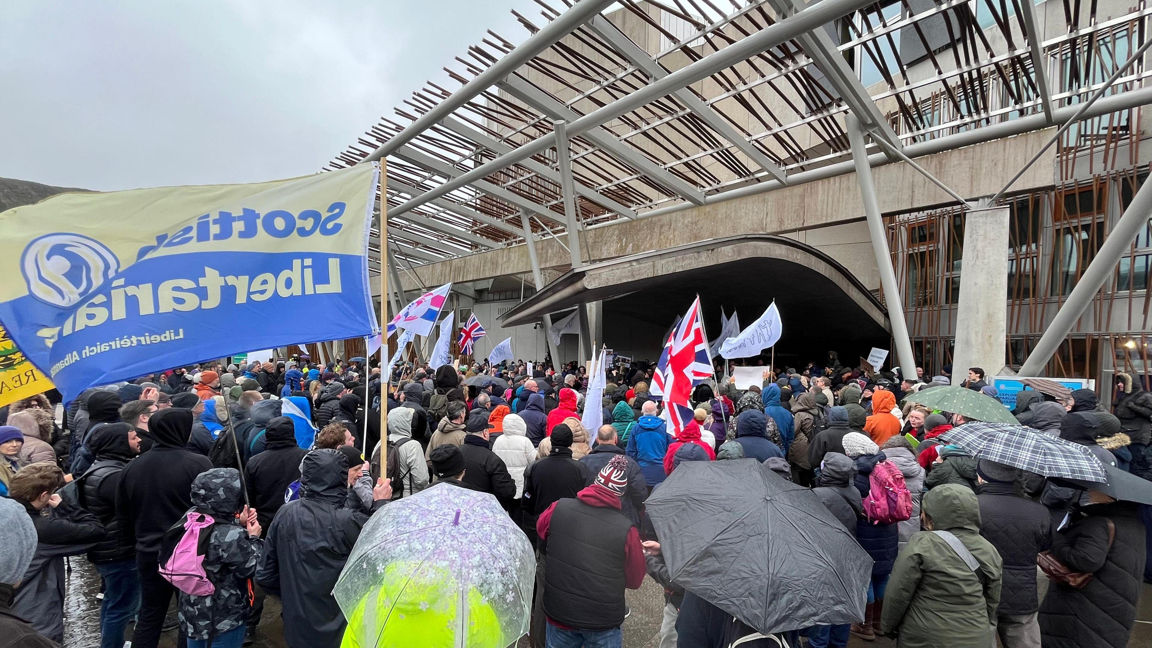 Holyrood protest