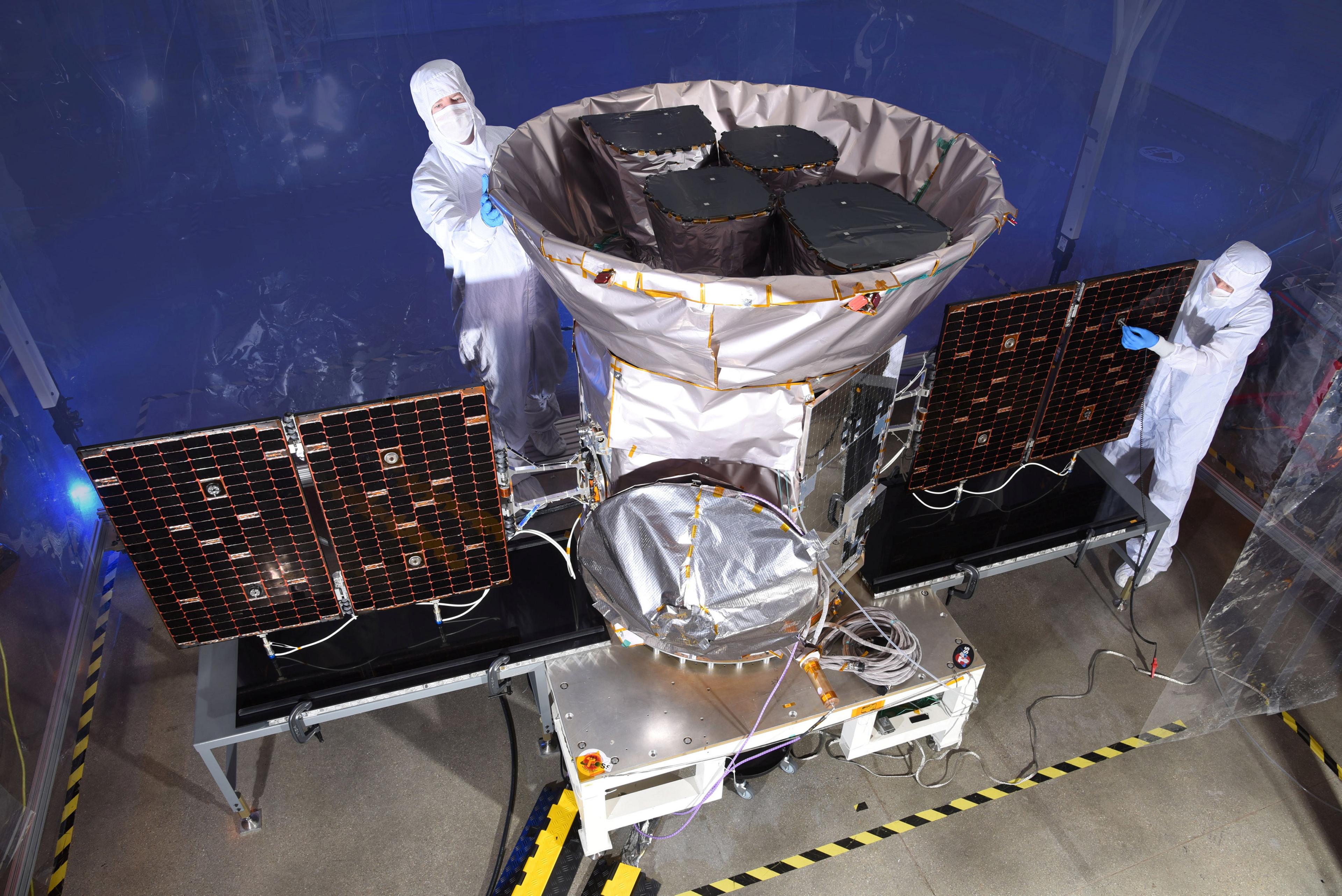 Tess spacecraft being prepared