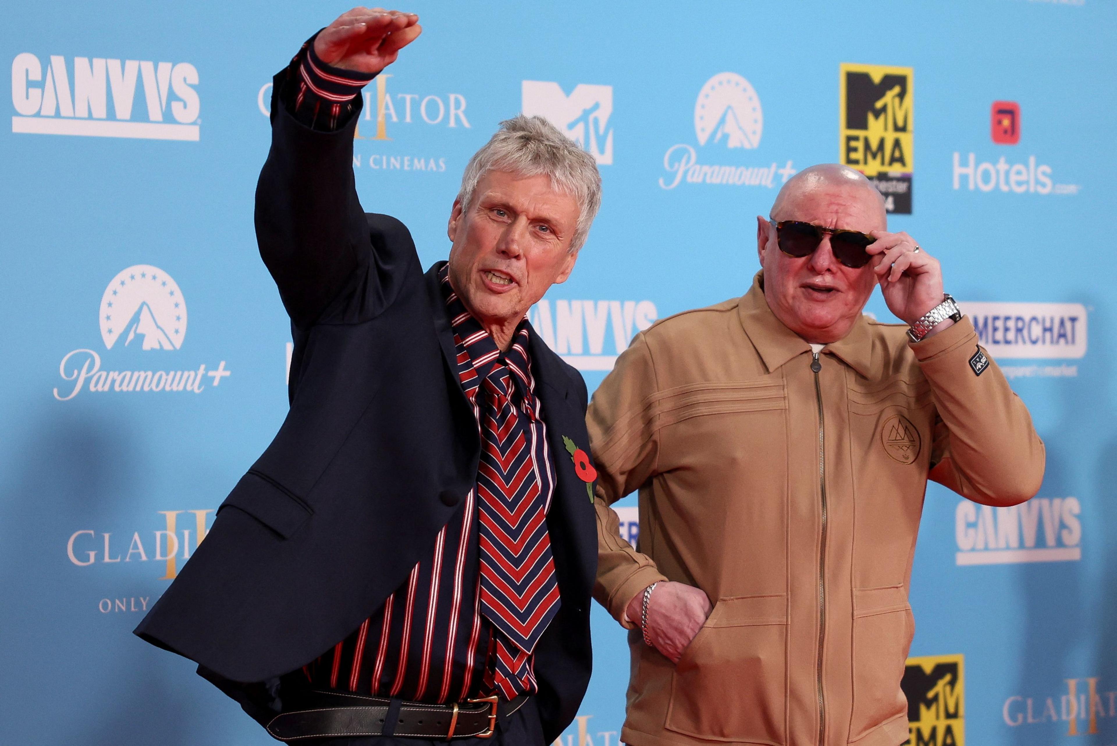 Bez and Shaun Ryder