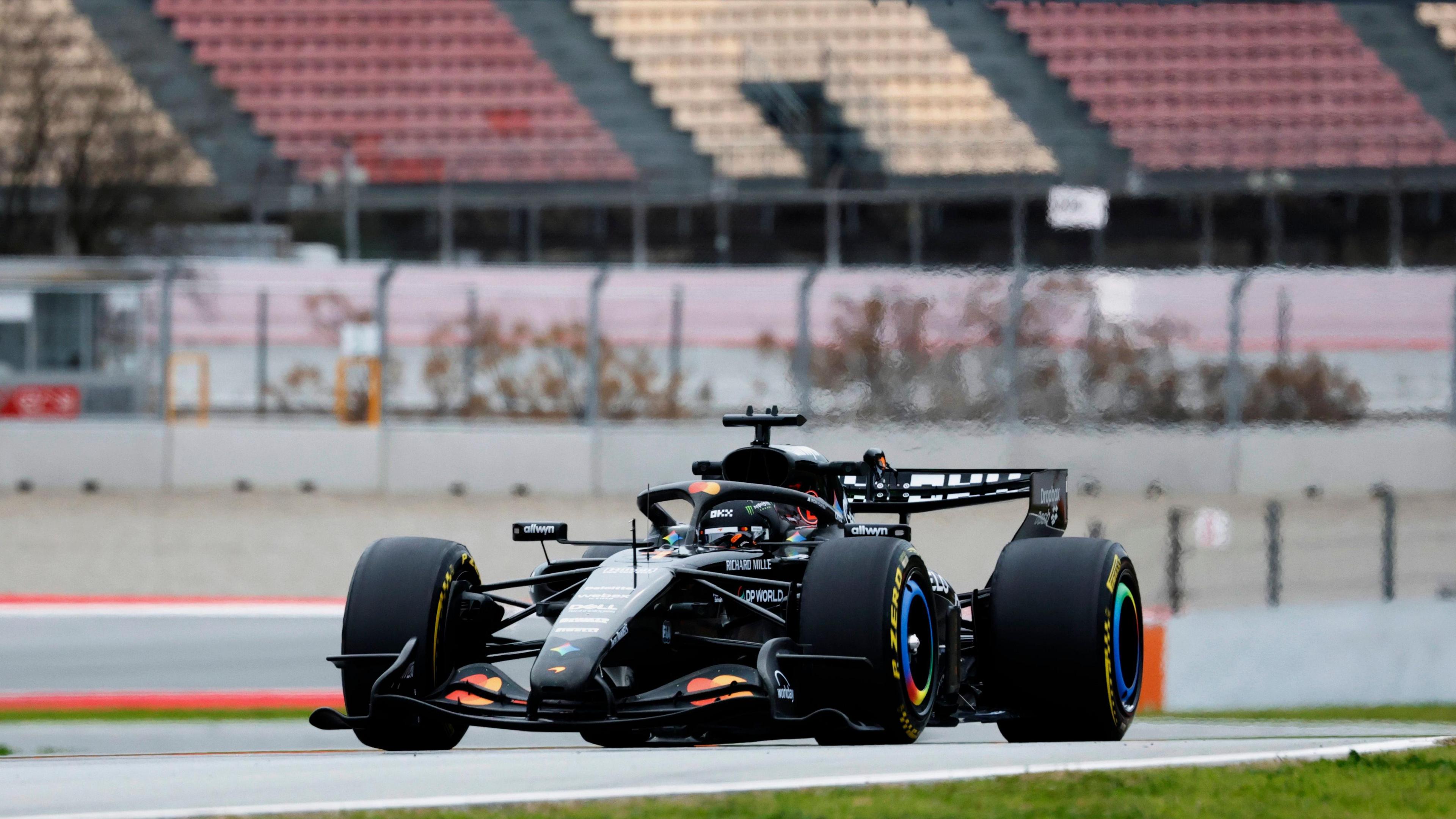 Lando Norris in the new McLaren
