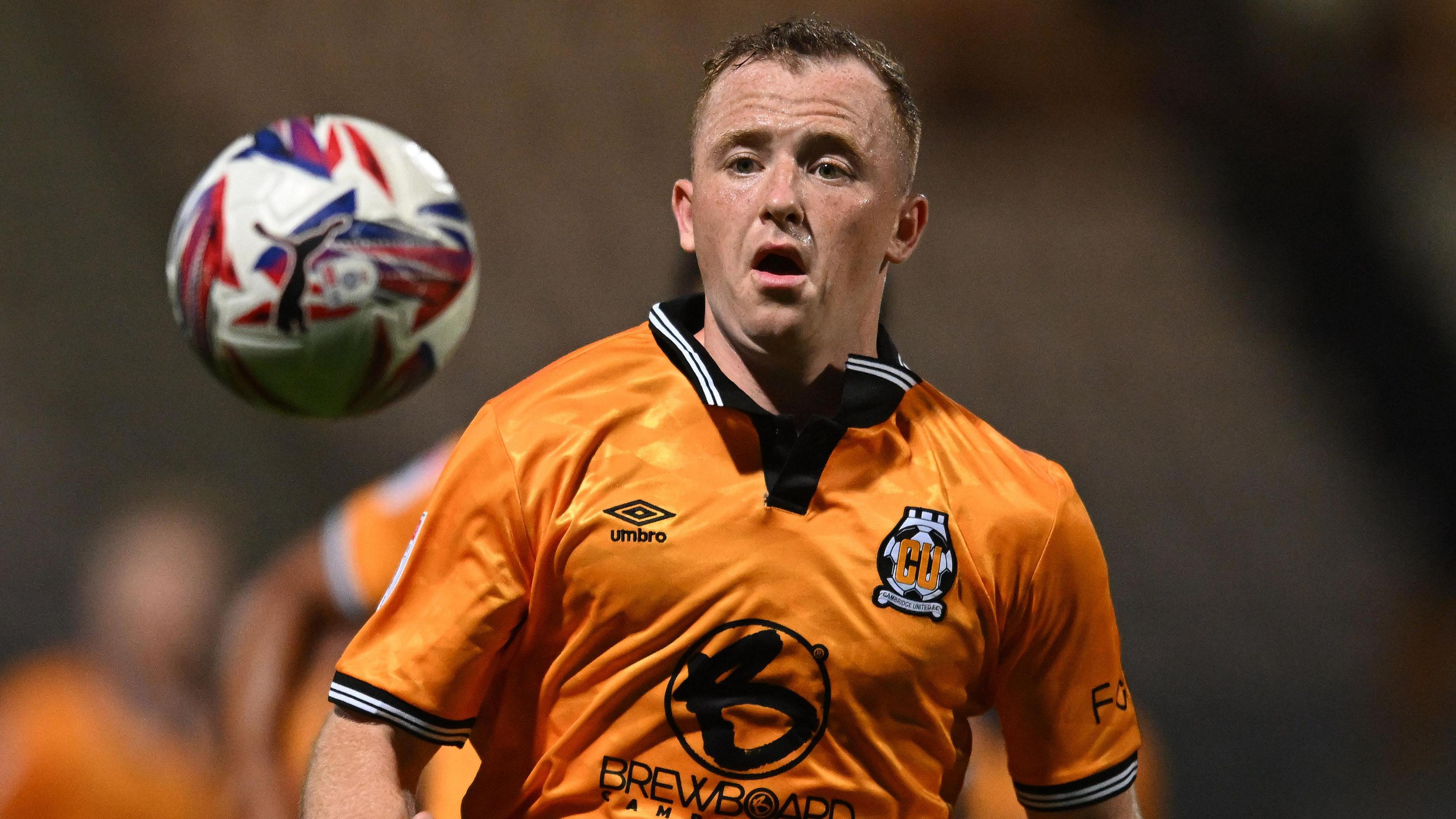 Cambridge United striker Shayne Lavery