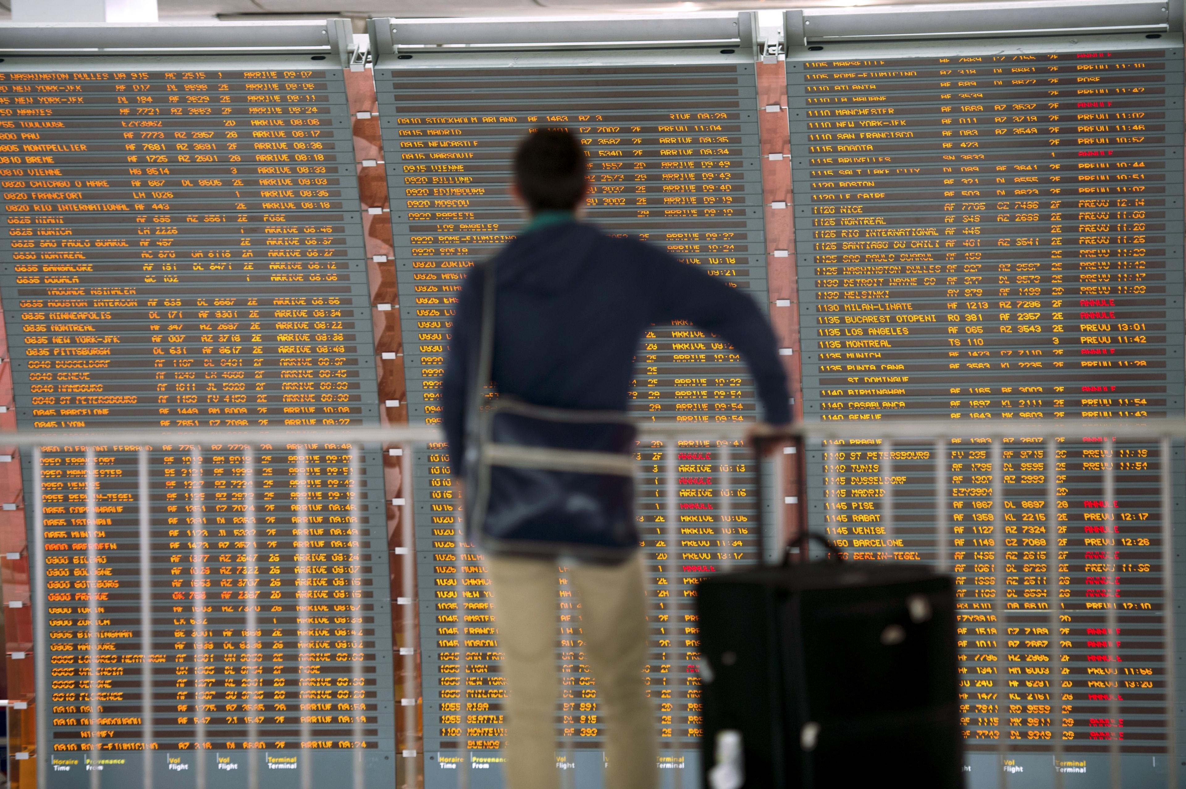 Delays at Charles de Gaulle airport