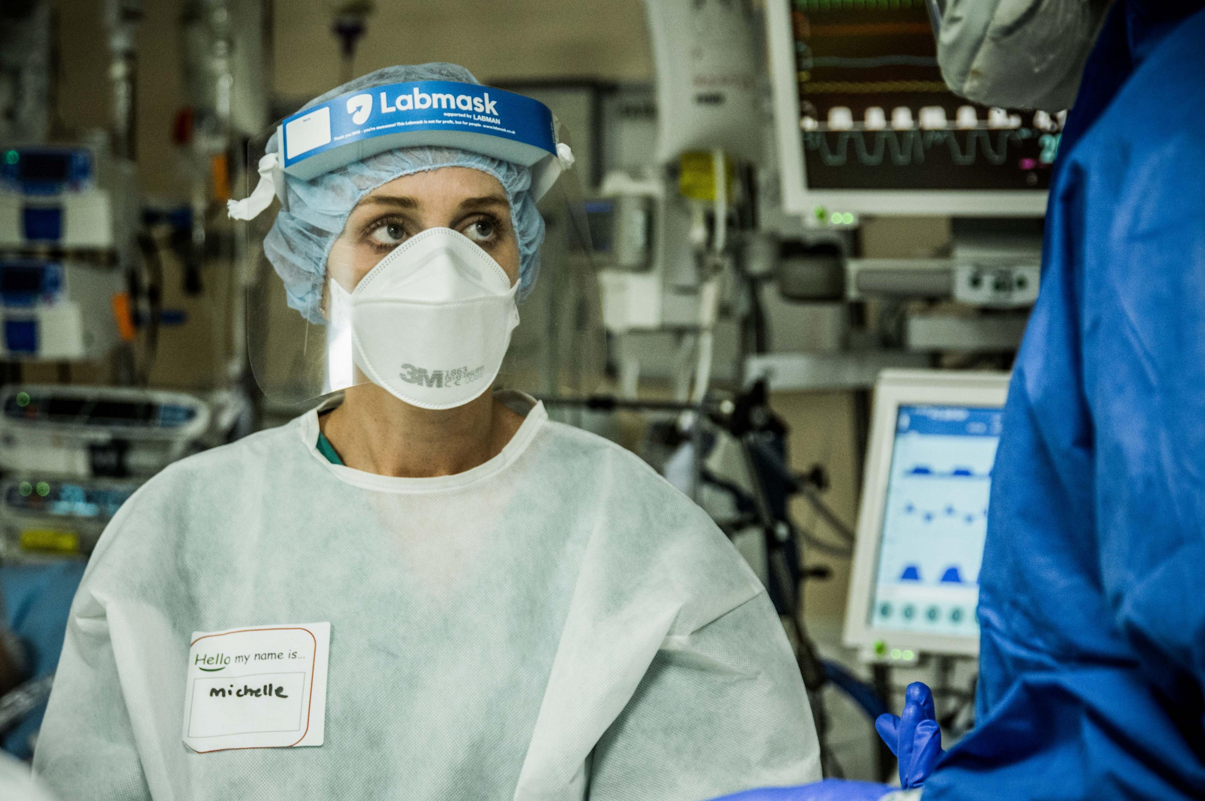 Nurse in mask