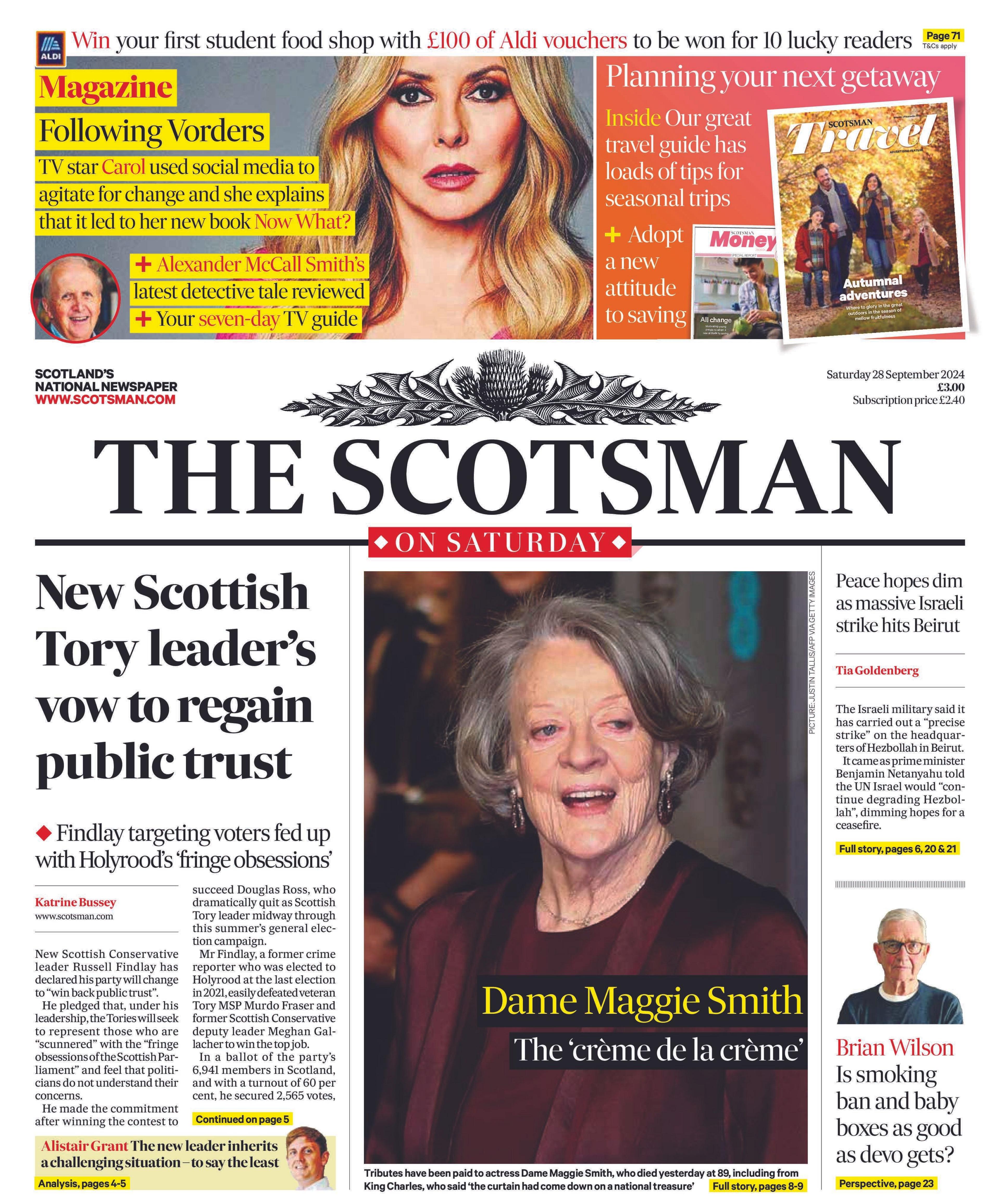 The Scotsman on Saturday