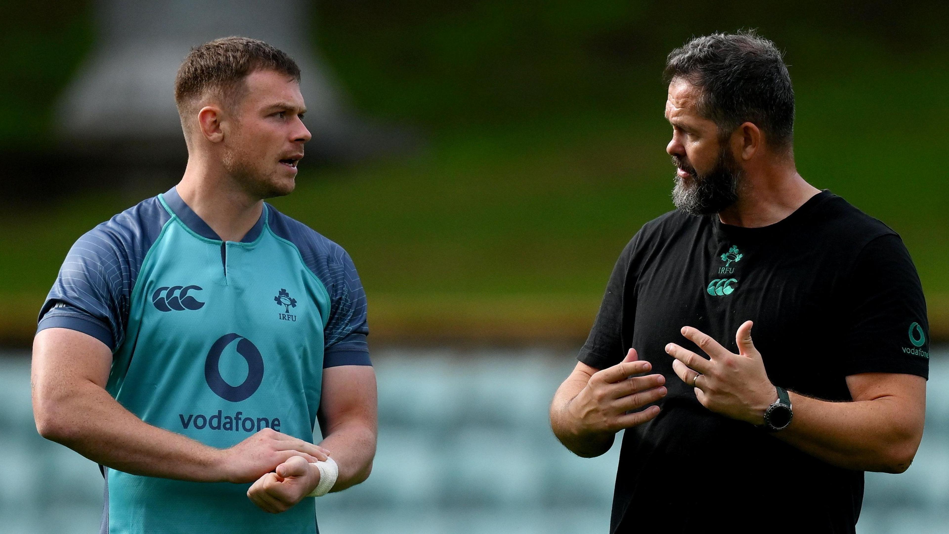 Zac Ward and Andy Farrell