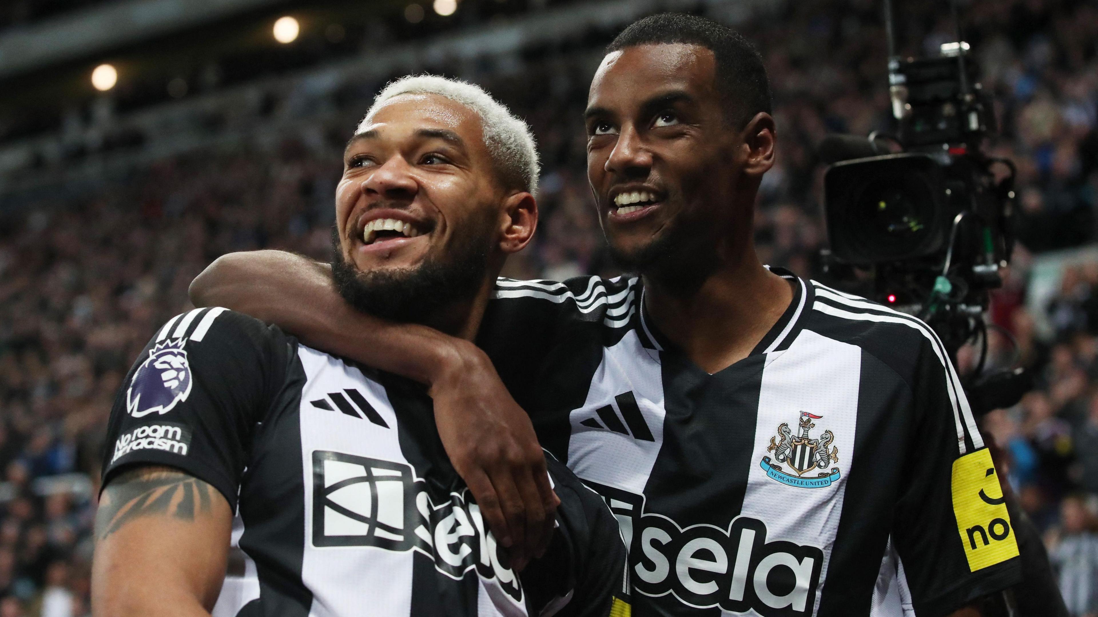 Newcastle 3-0 Aston Villa: Isak continues fine form to leave fans hoping of  Europe return - BBC Sport