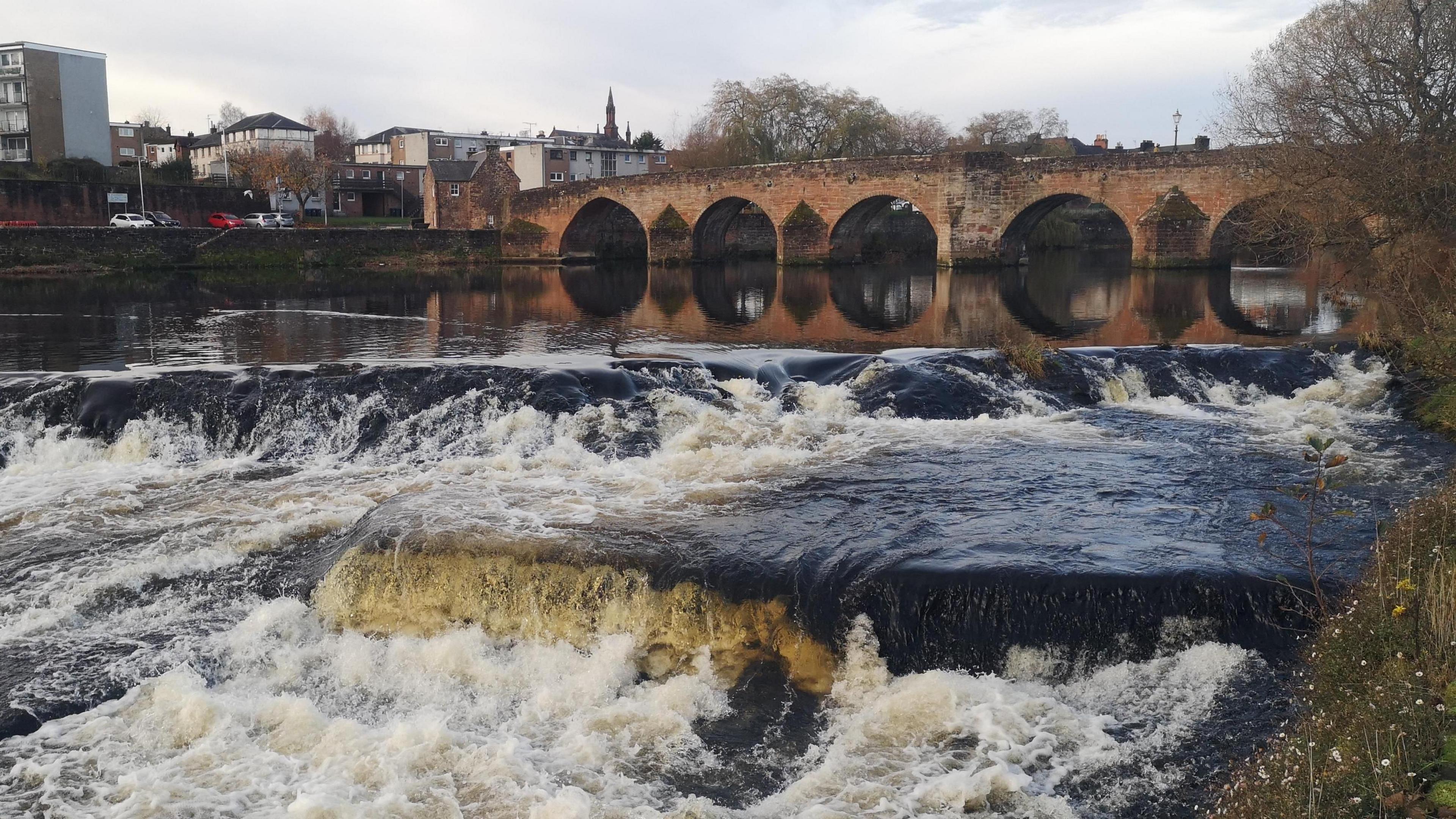 A bridge over a river in Dumfries and Galloway
