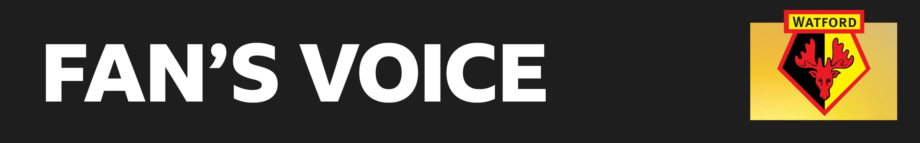The Watford fan's voice banner