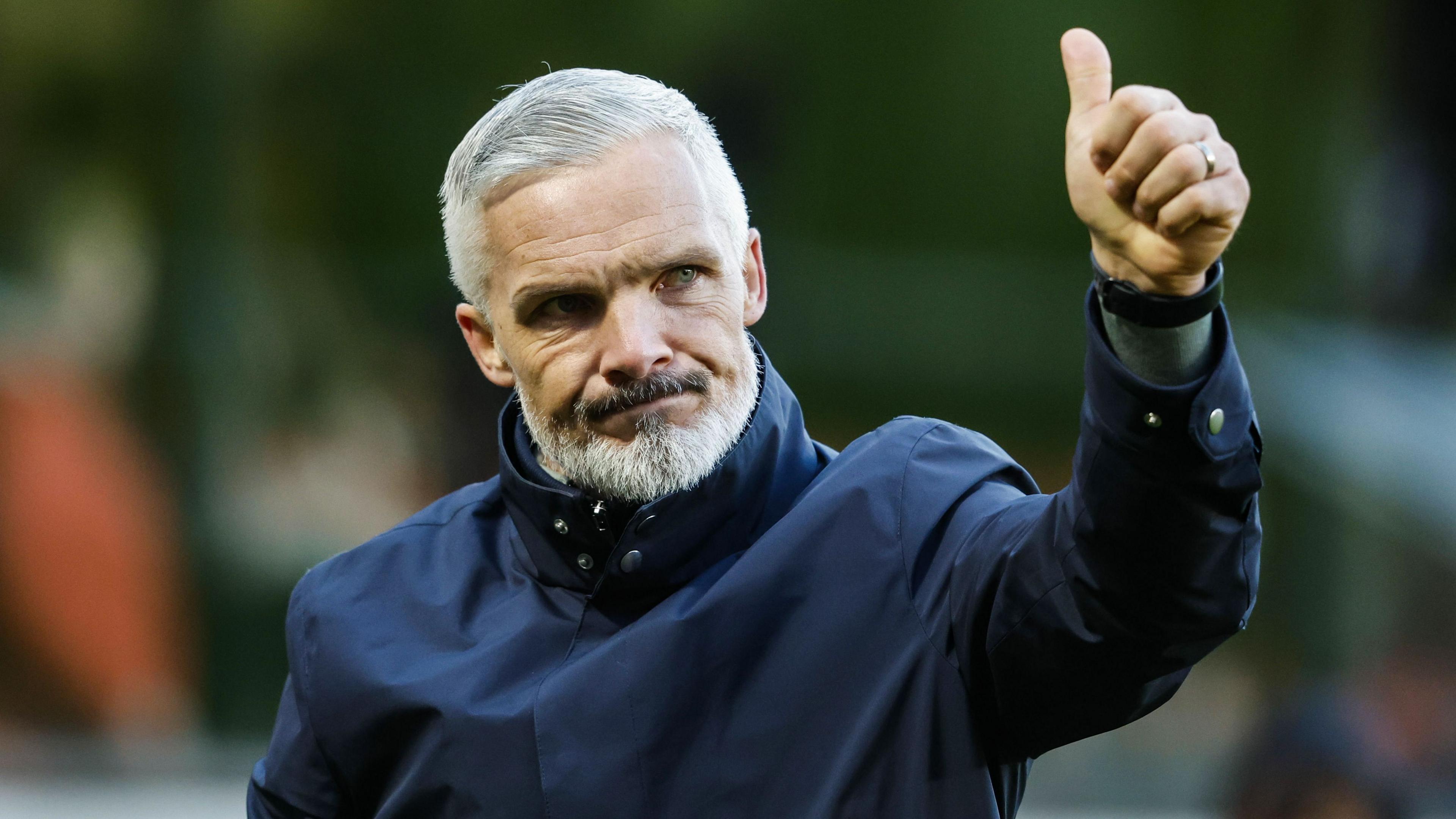 Jim Goodwin gives a thumbs up