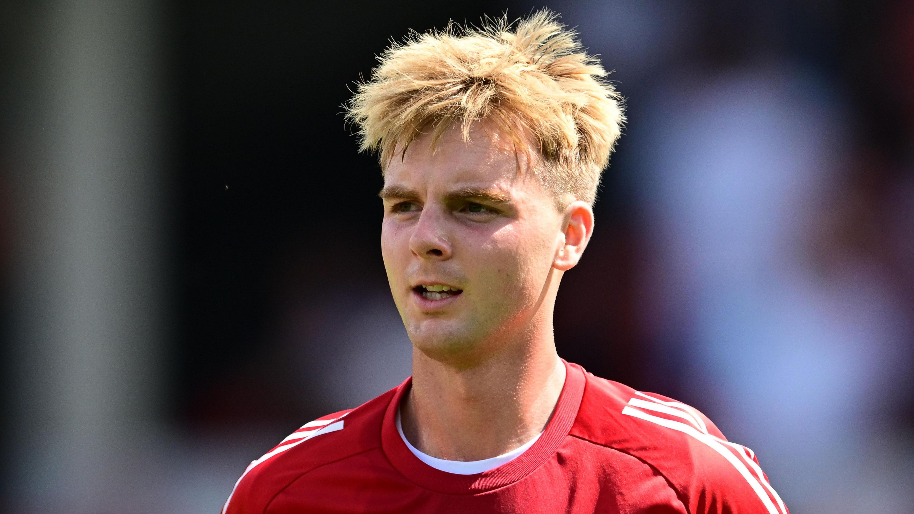 Tom Wilson-Brown in action for Swindon Town