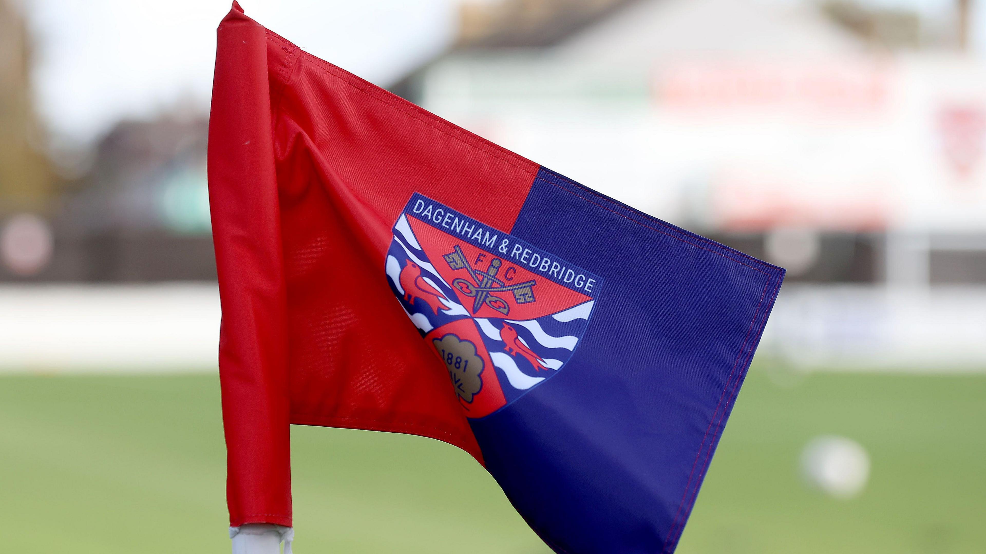 Dagenham and Redbridge corner flag.