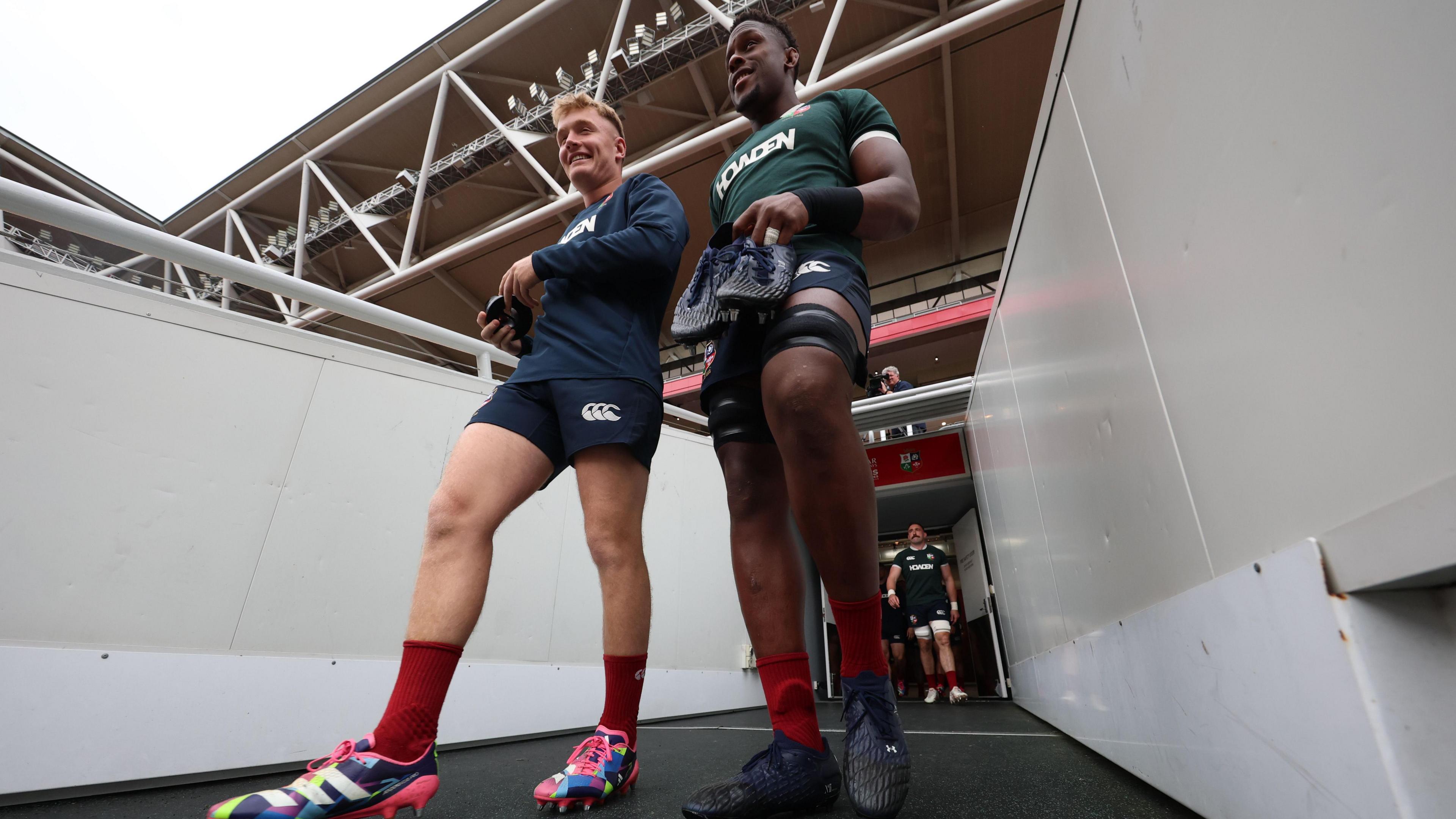 Fin Smith and Maro Itoje