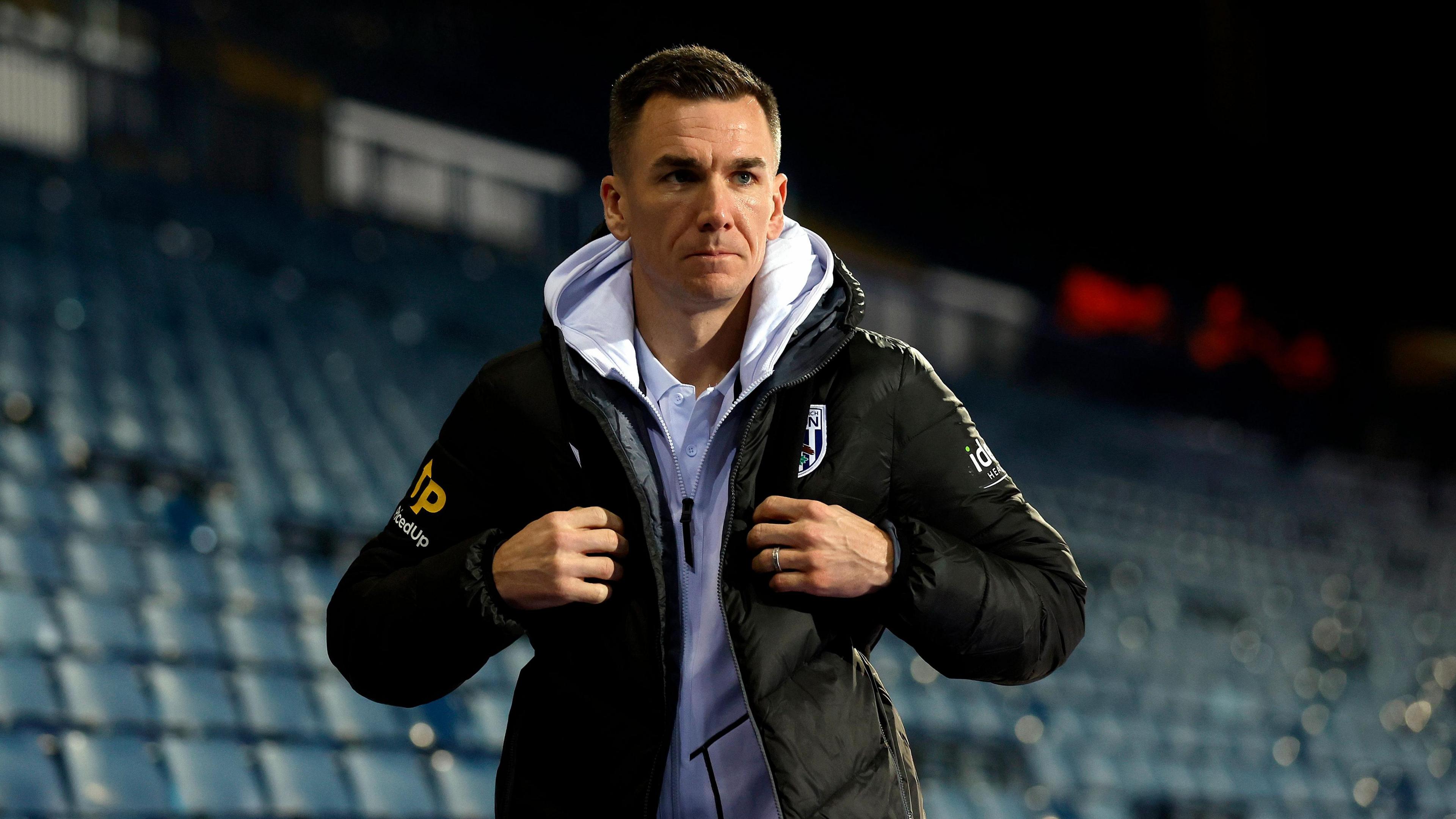 Jed Wallace before West Bromwich Albion's Championship game with Middlesbrough