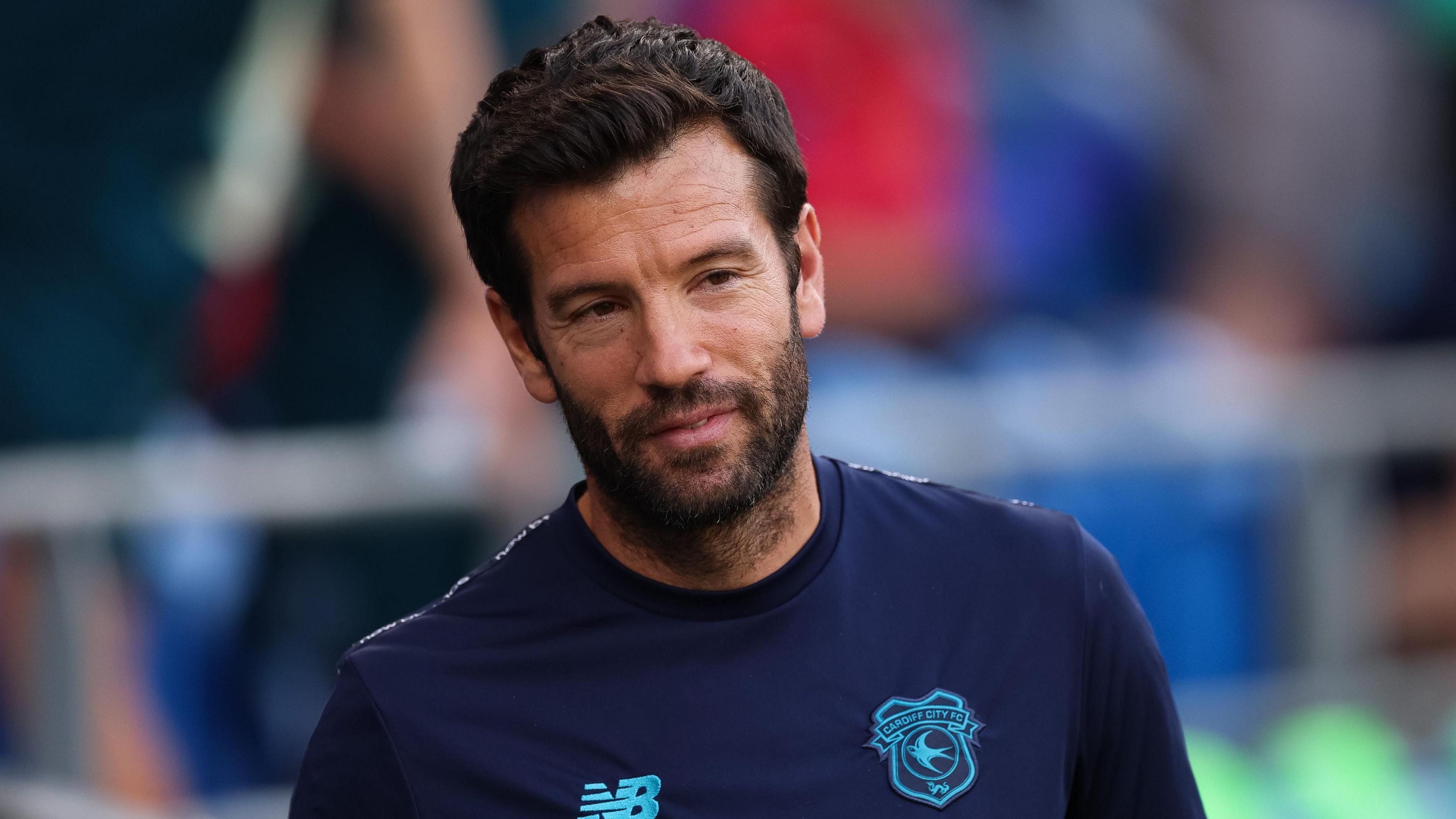 Cardiff boss Brian Barry-Murphy on the touchline
