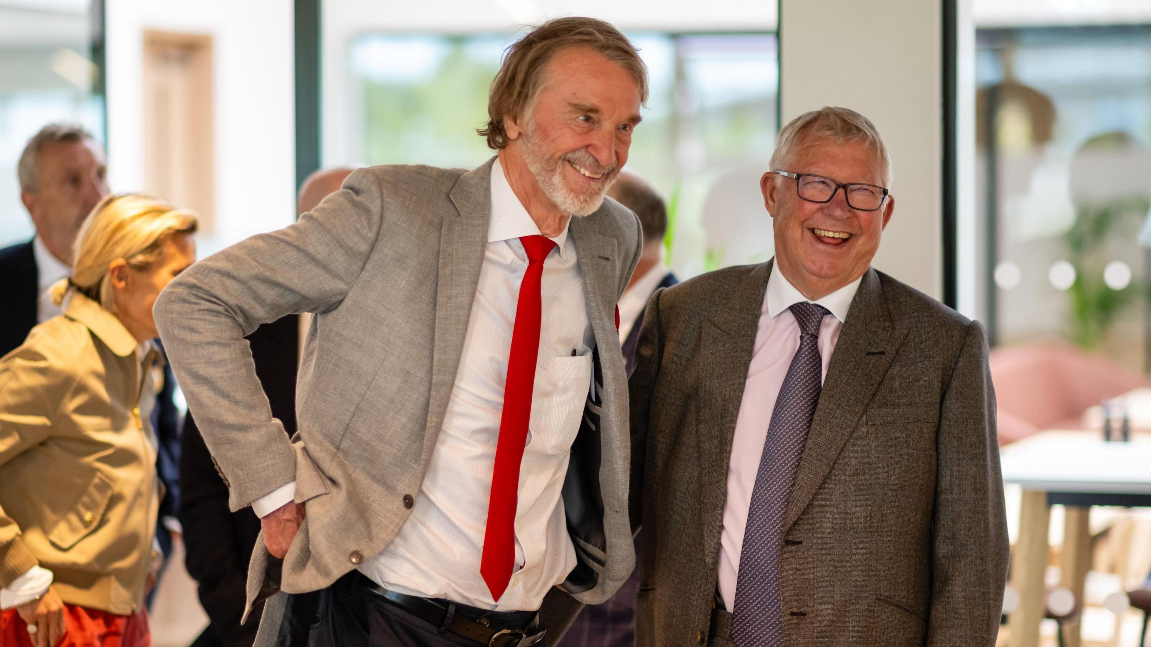 Sir Jim Ratcliffe and Alex Ferguson