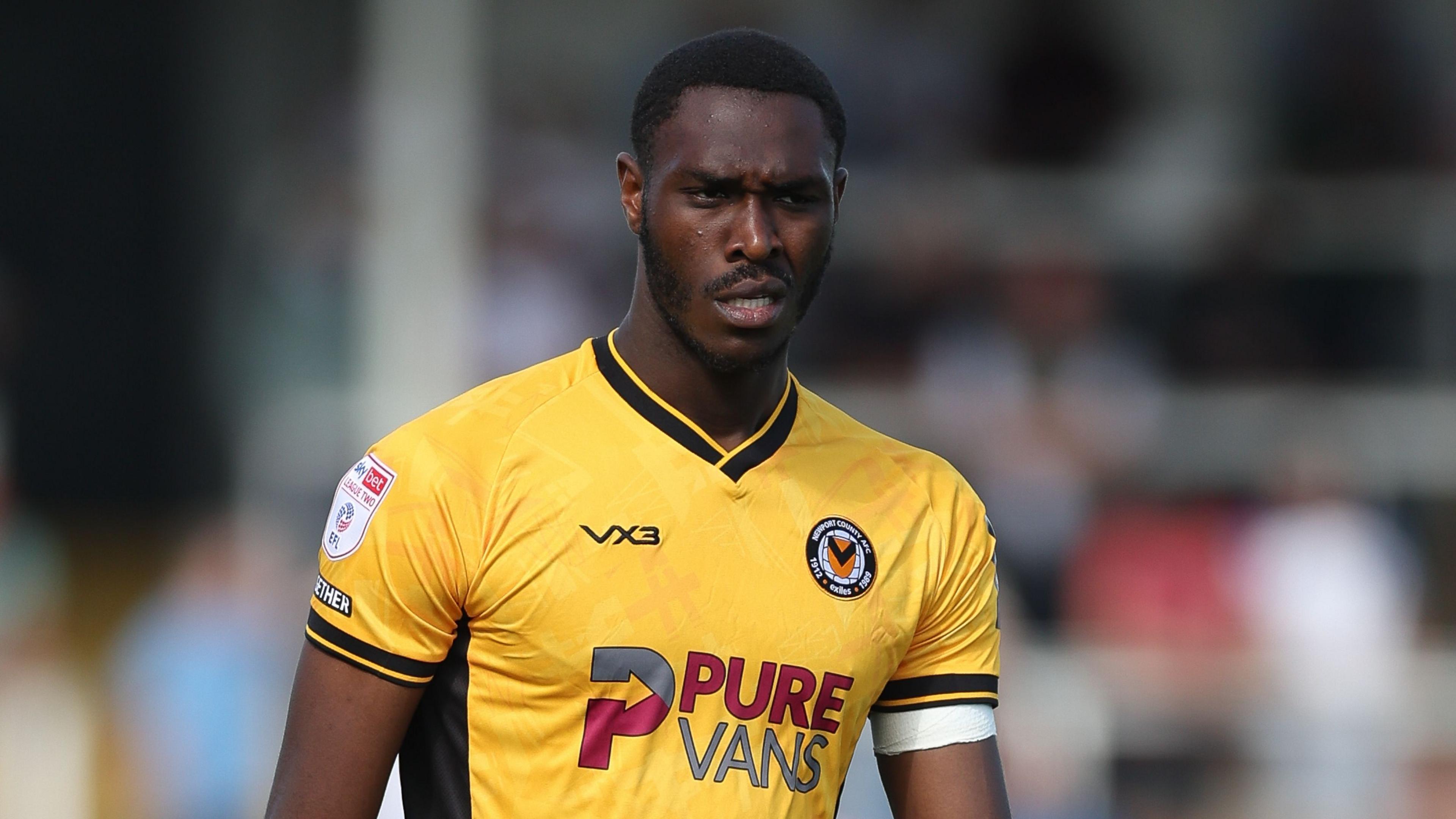 Newport County forward Hamzad Kargbo