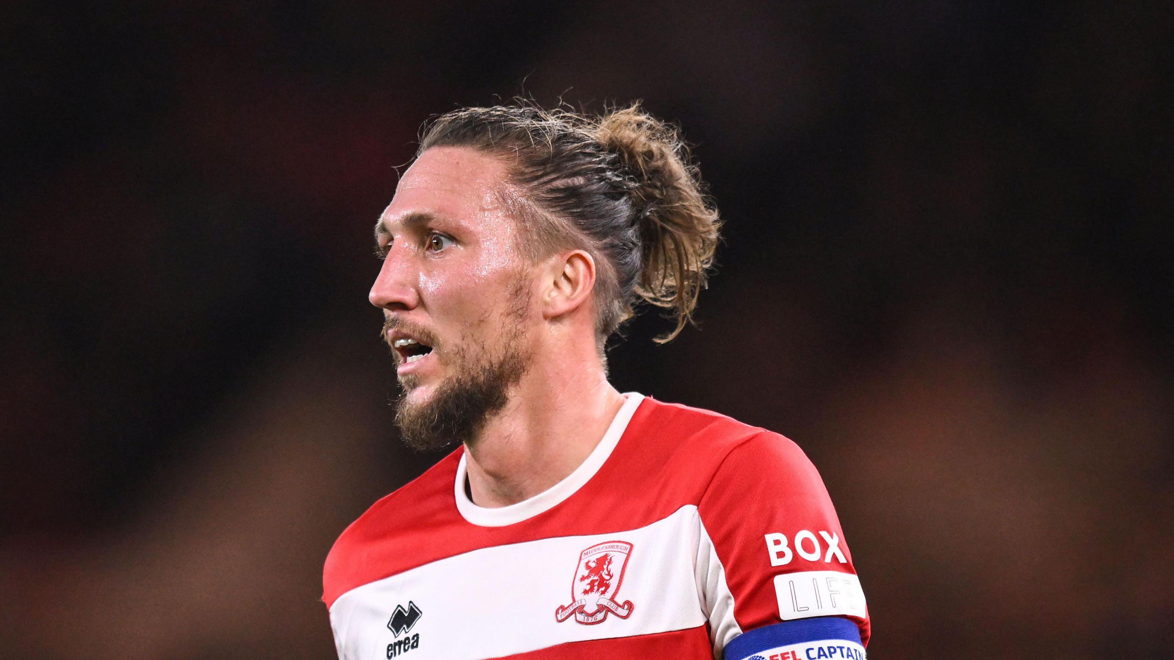 Luke Ayling during Middlesbrough's 1-0 win over Sheffield United on 23 October