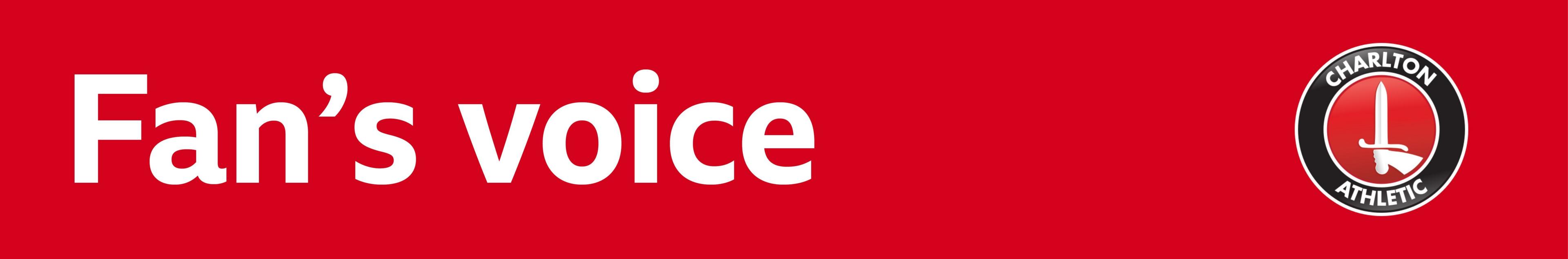 Charlton fan's voice