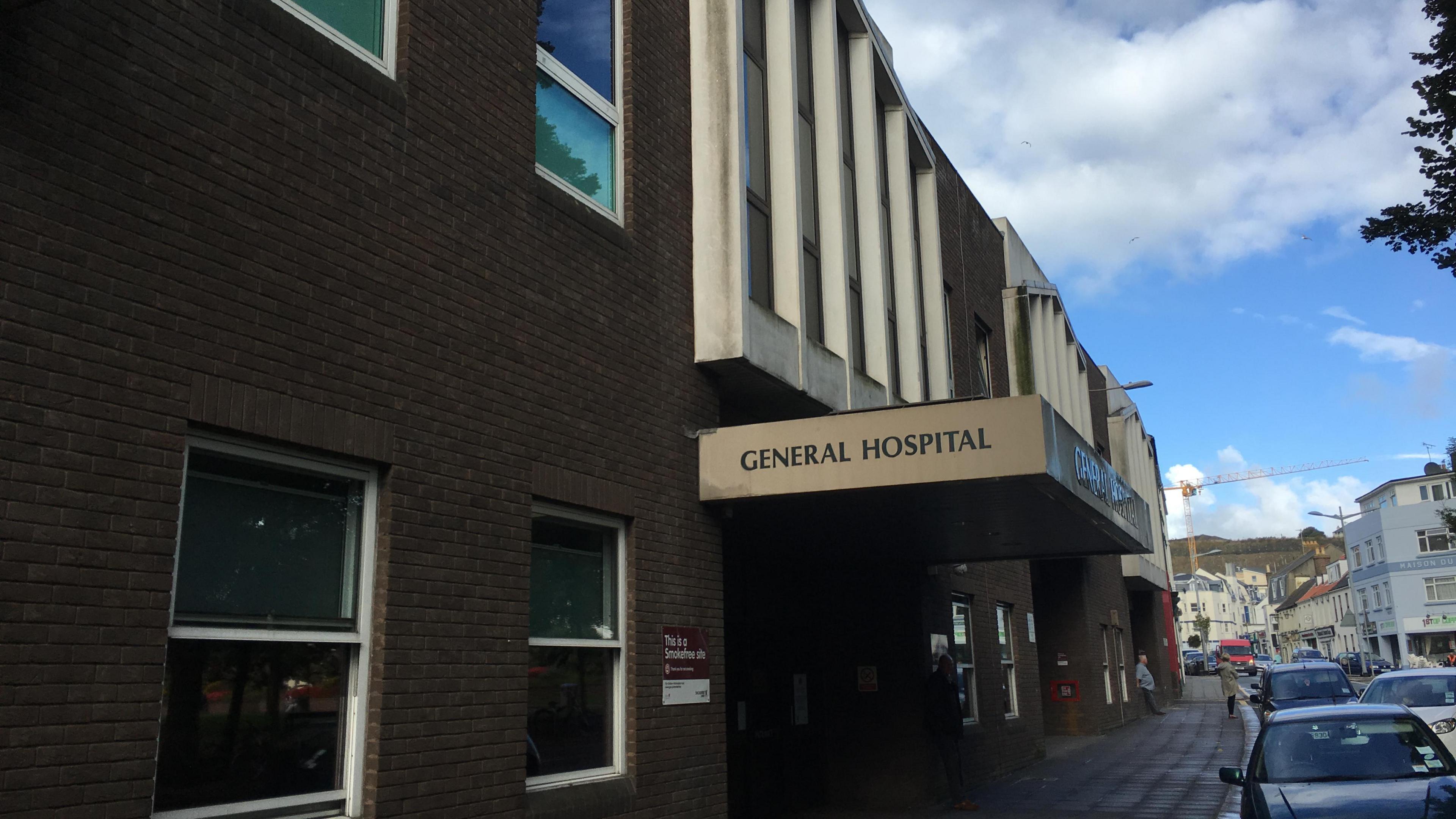 Jersey General Hospital front entrance