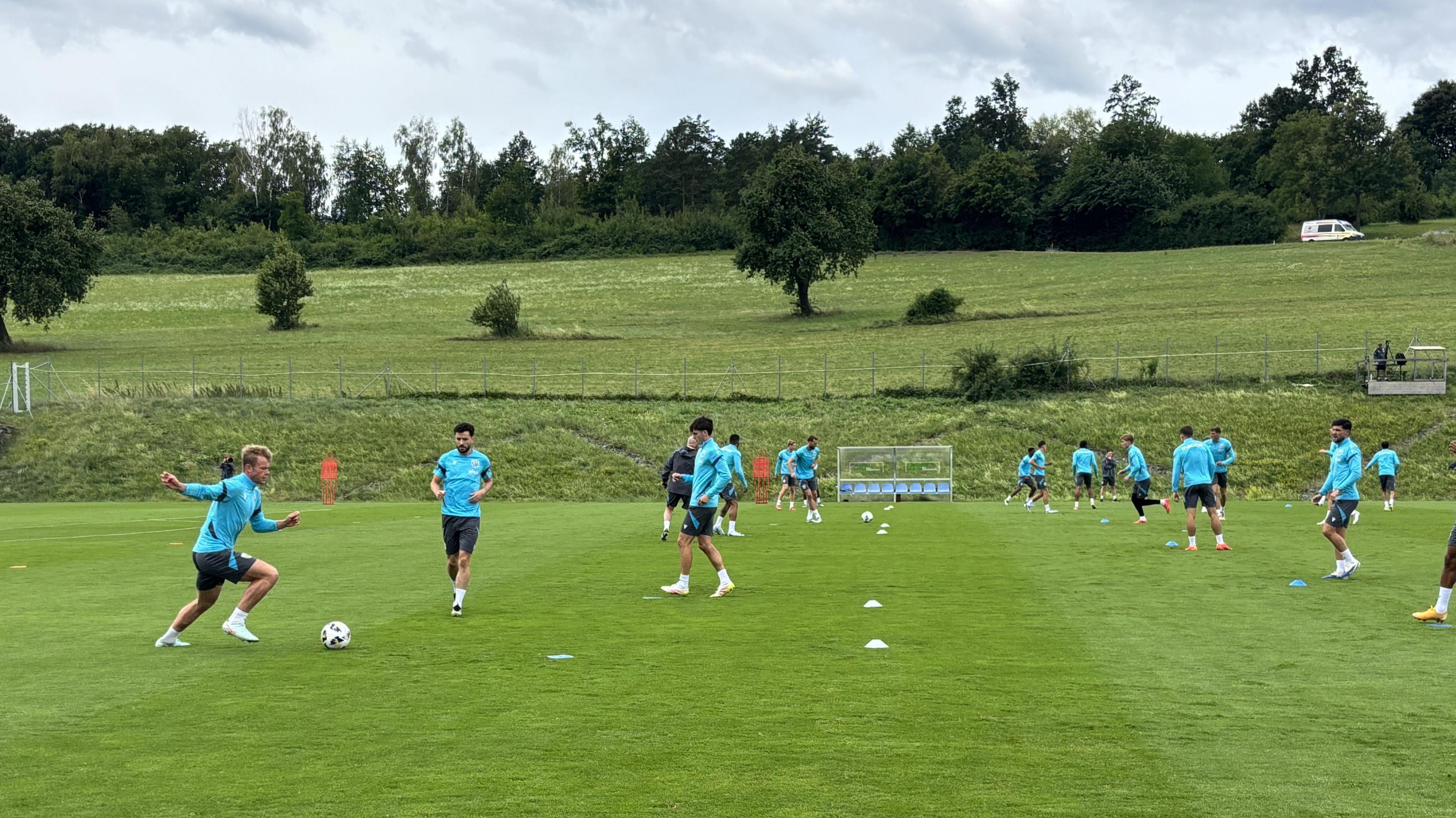 A photo of West Bromwich Albion training in Burgenland, Austria