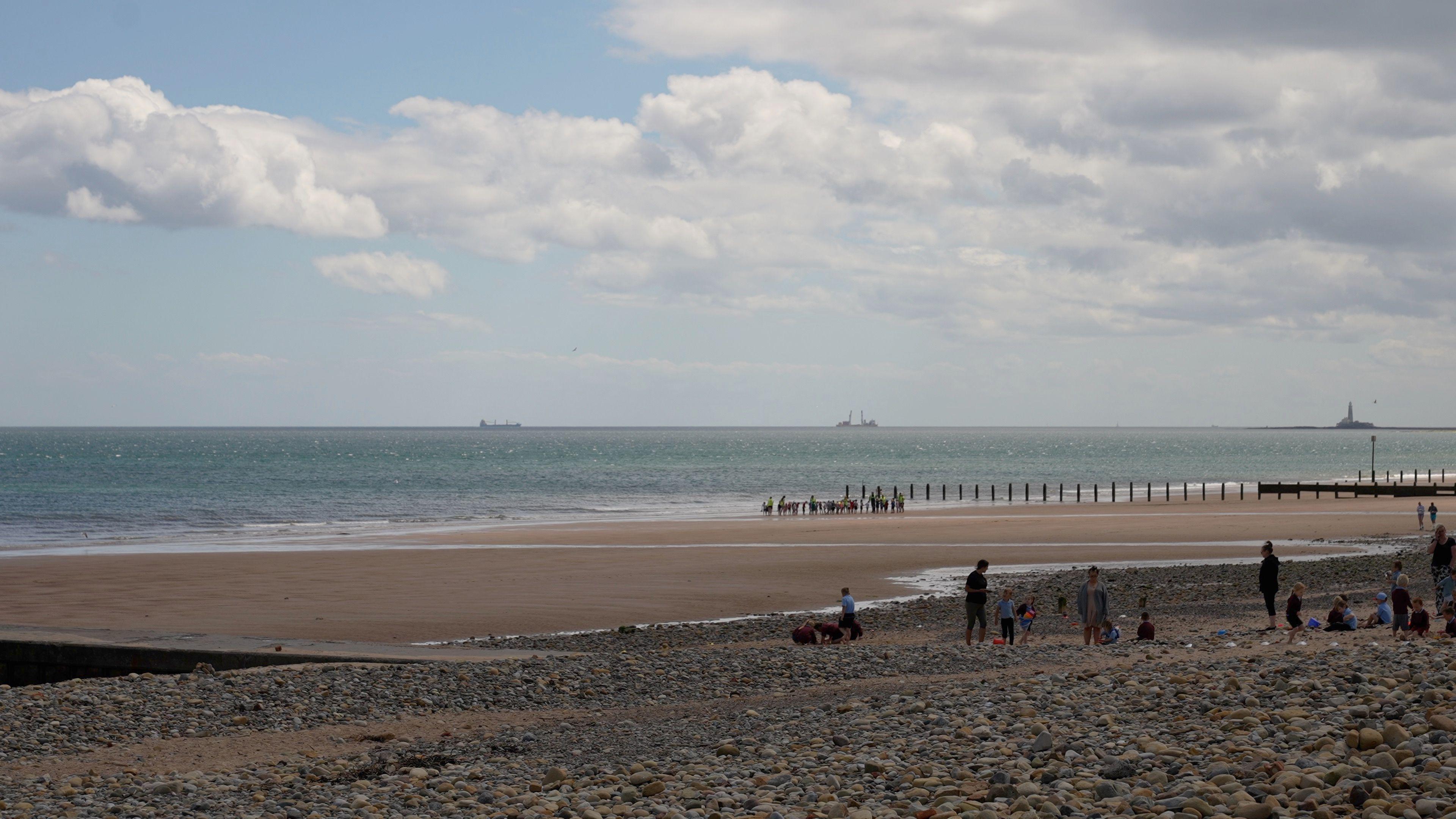 The beach in Blyth