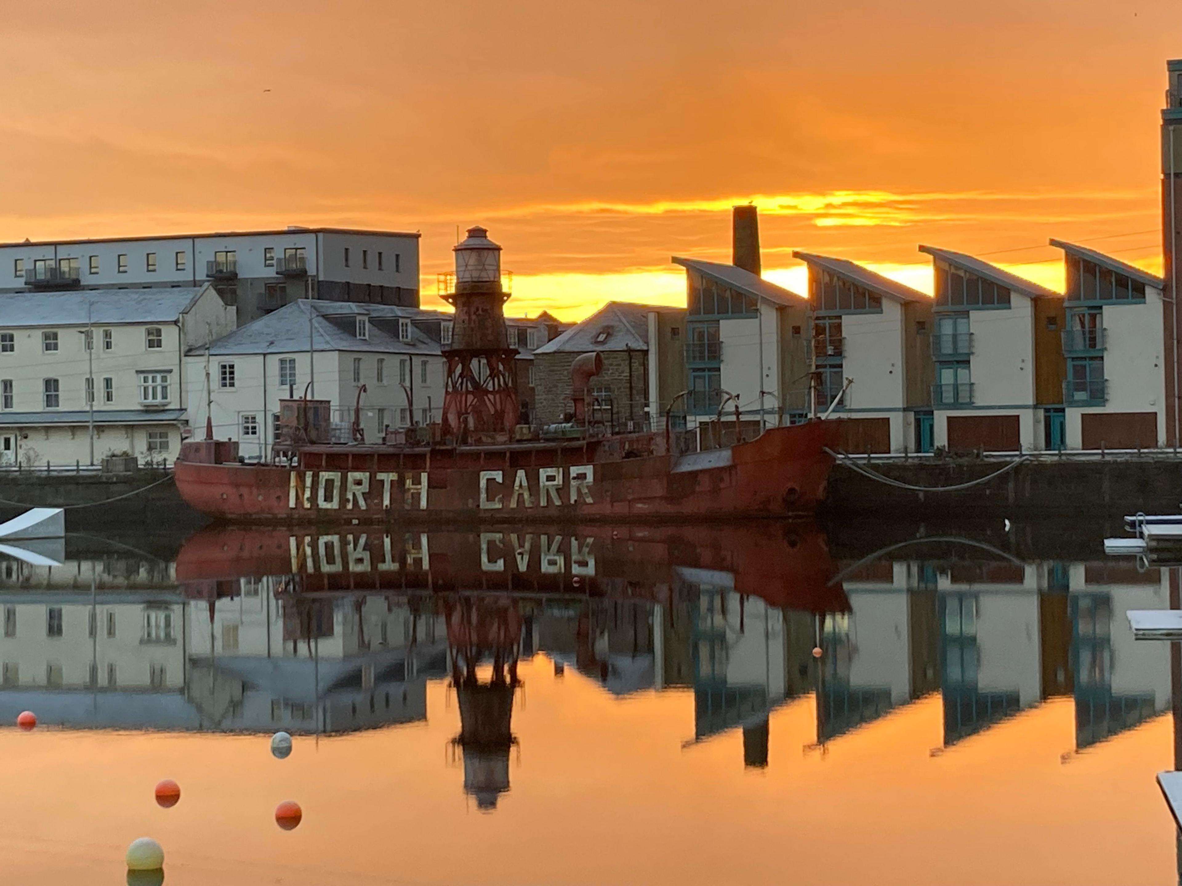 North Carr lightship in Dundee