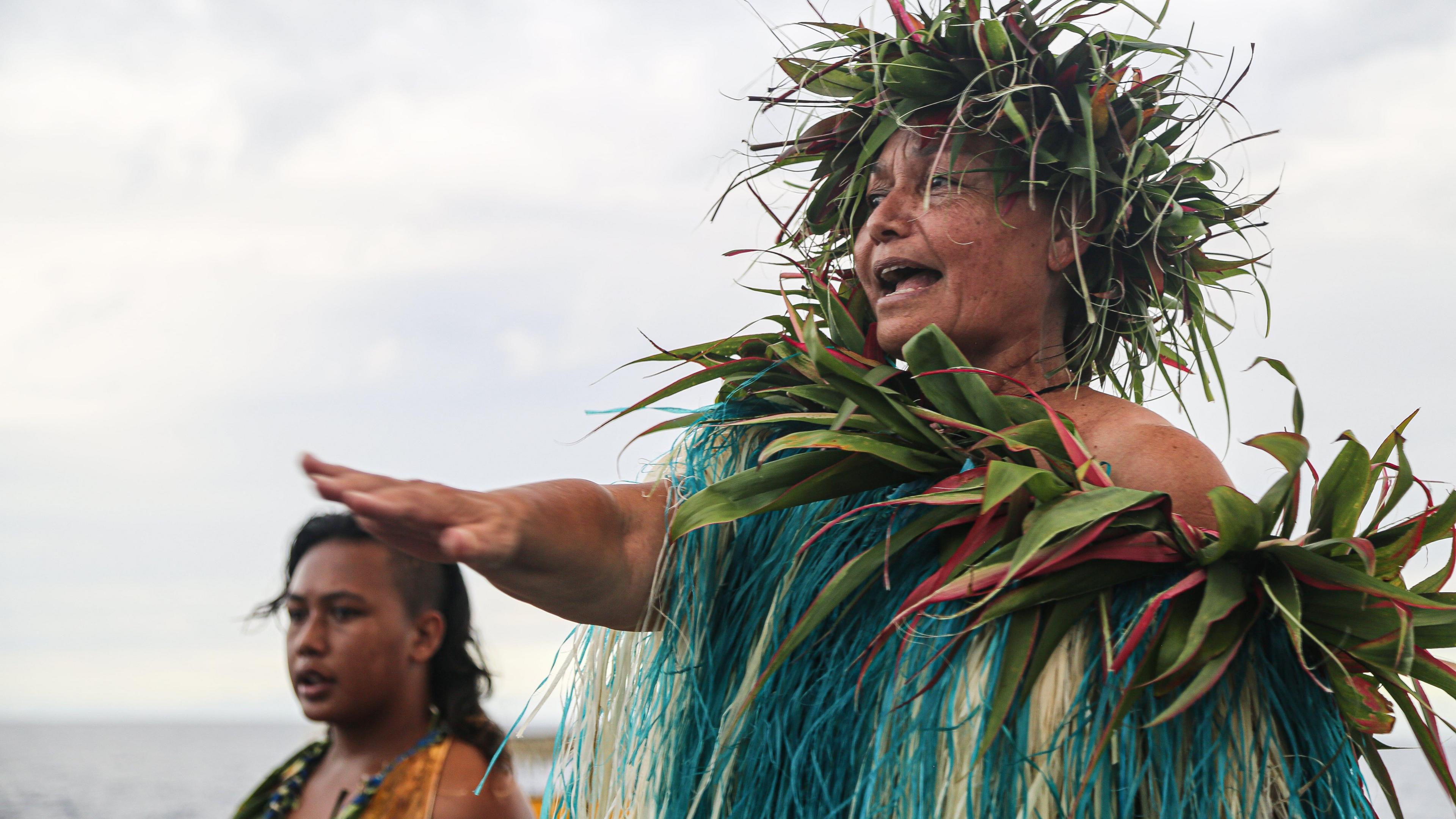 Protest by anti deep-sea mining activists