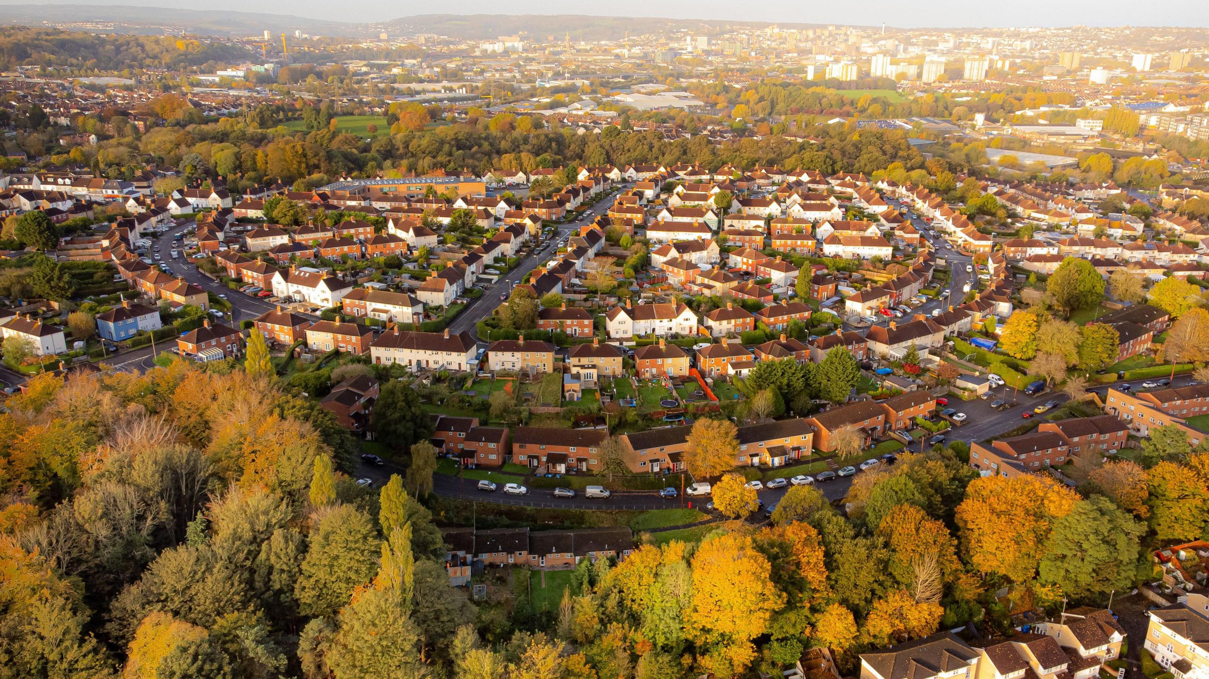 Aerial view of Bristol