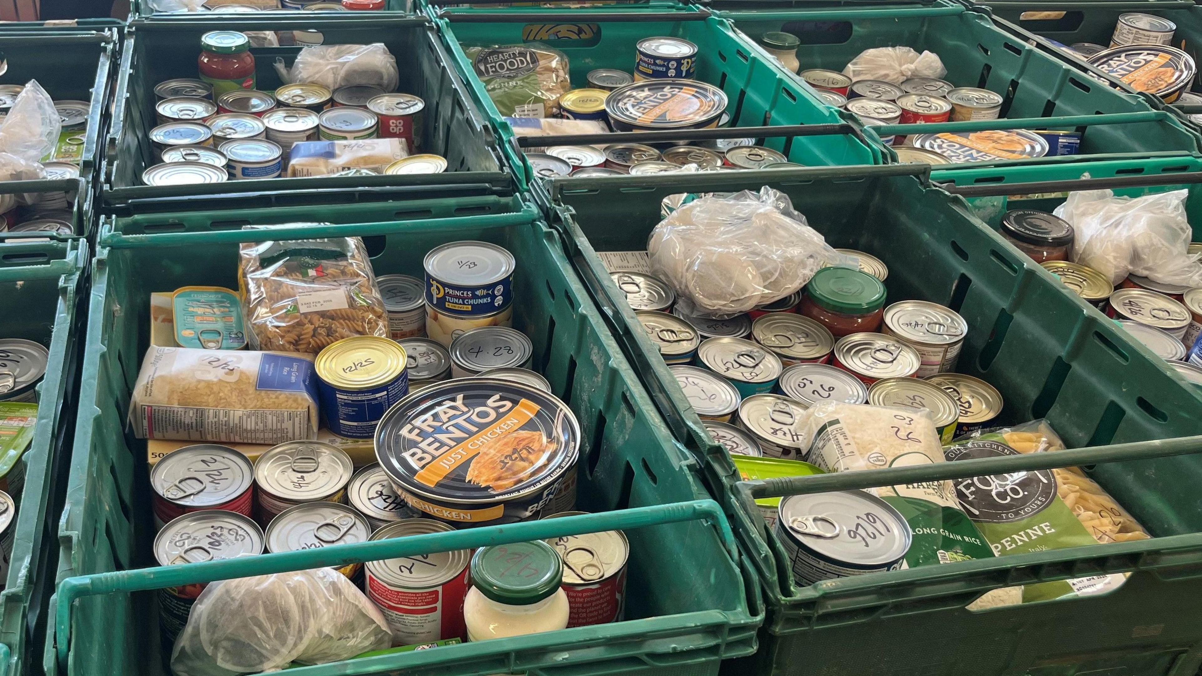 Food at the Camborne, Pool and Redruth foodbank