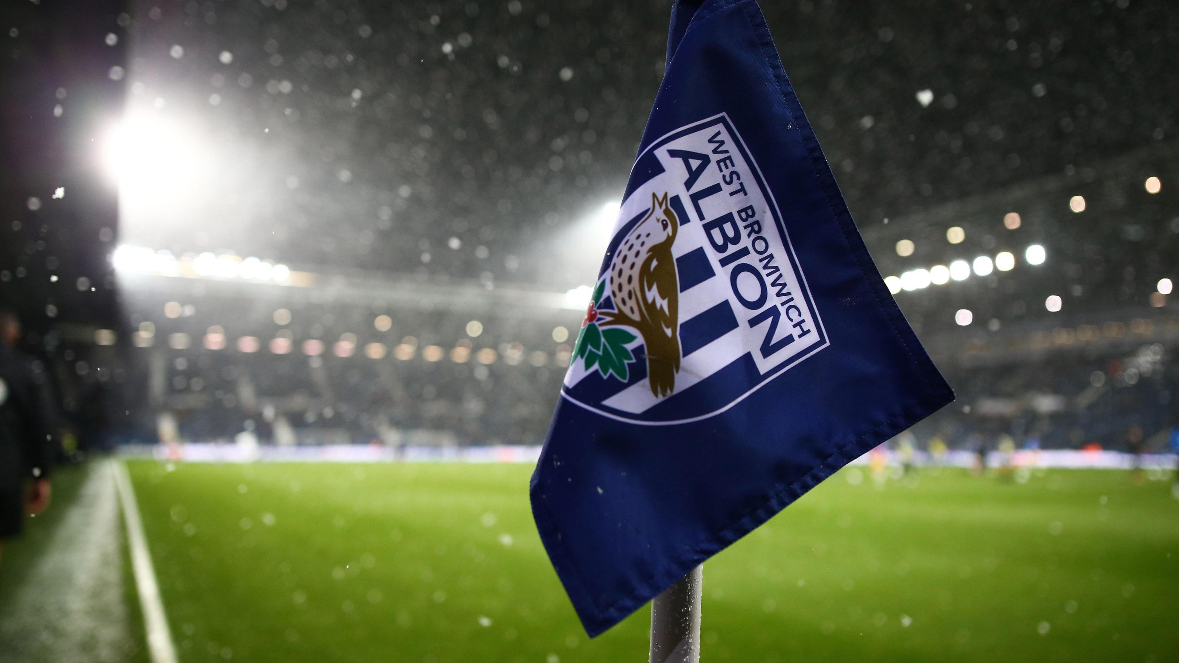 The Hawthorns, home of West Bromwich Albion, under floodlights 