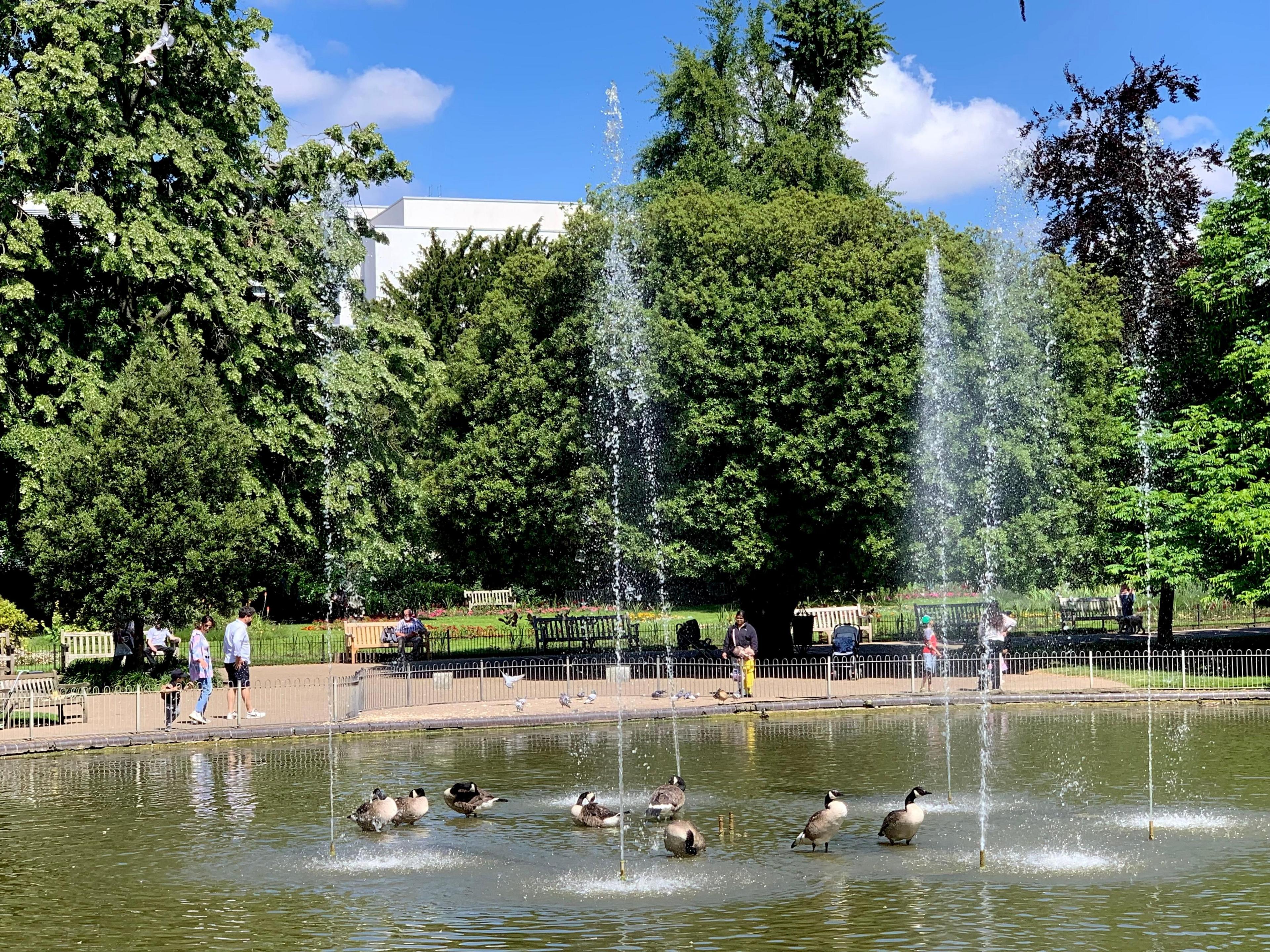 Leamington Spa in sunshine