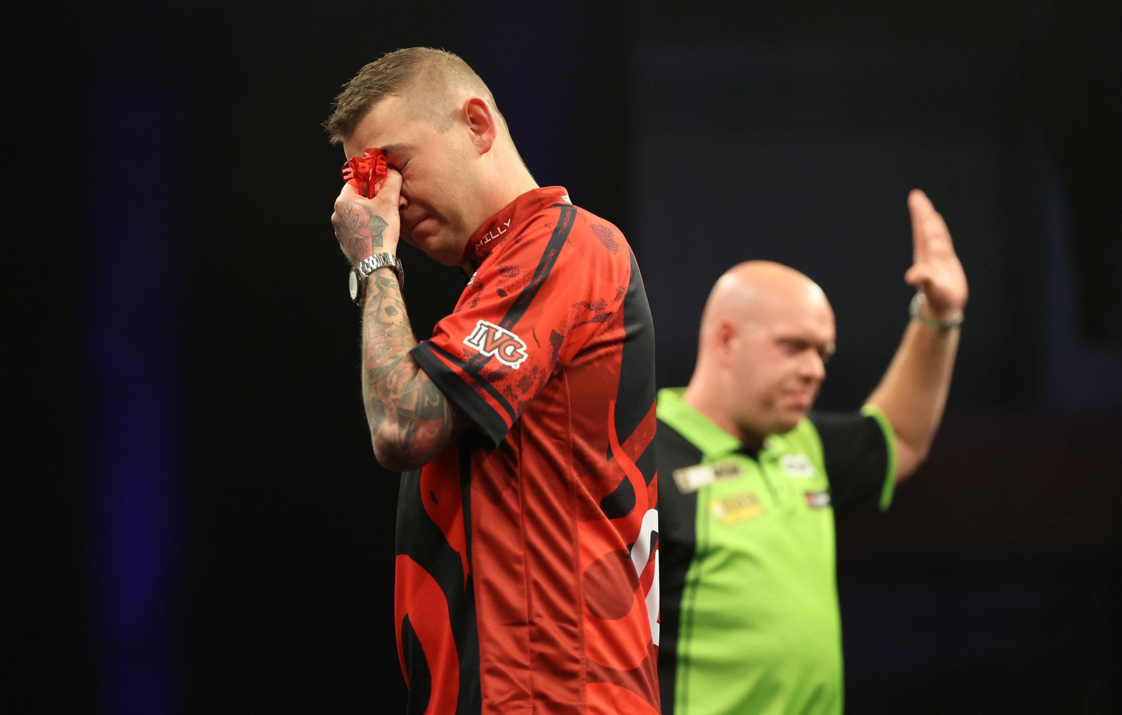 Nathan Aspinall and Michael van Gerwen