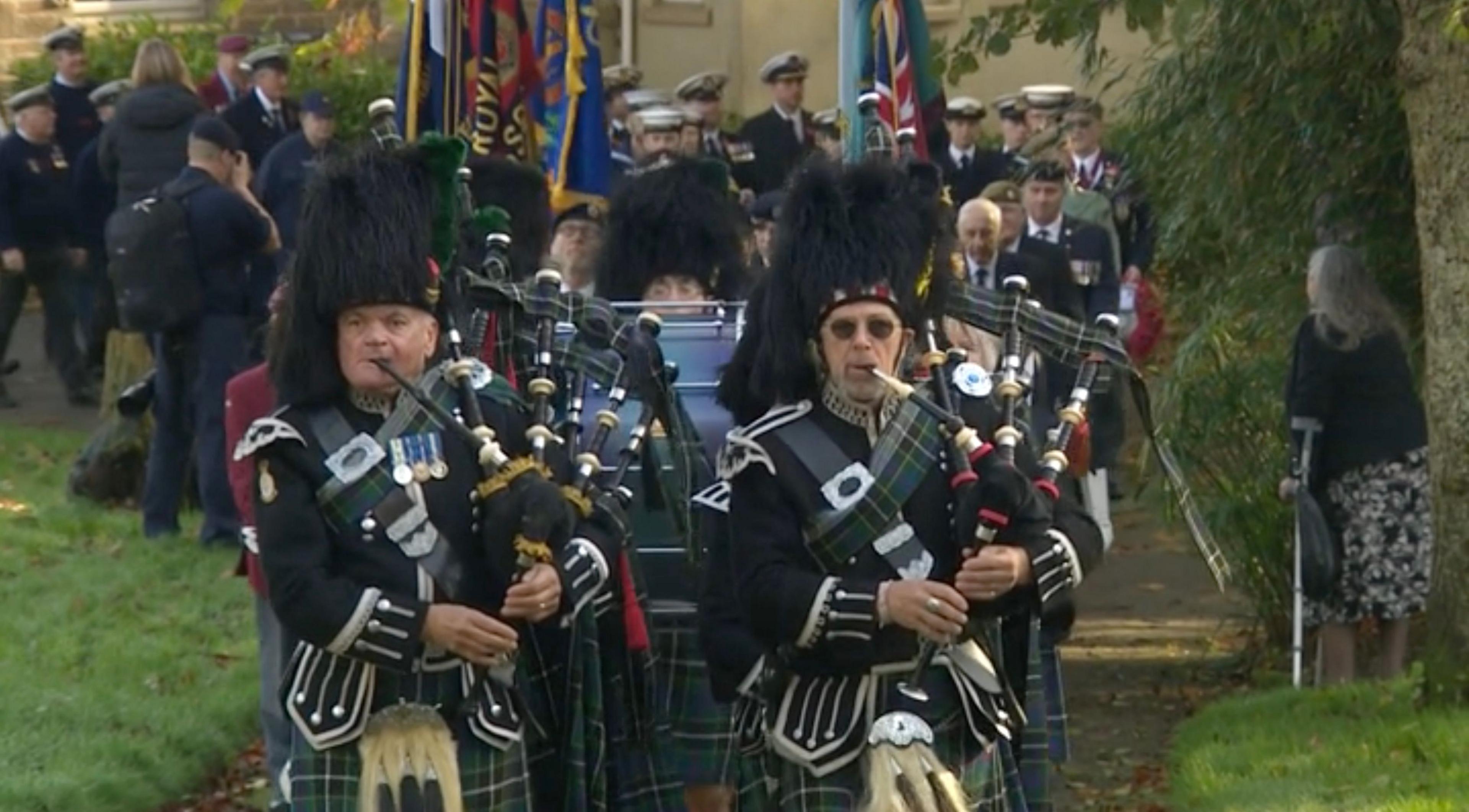 Falmouth Remembrance march