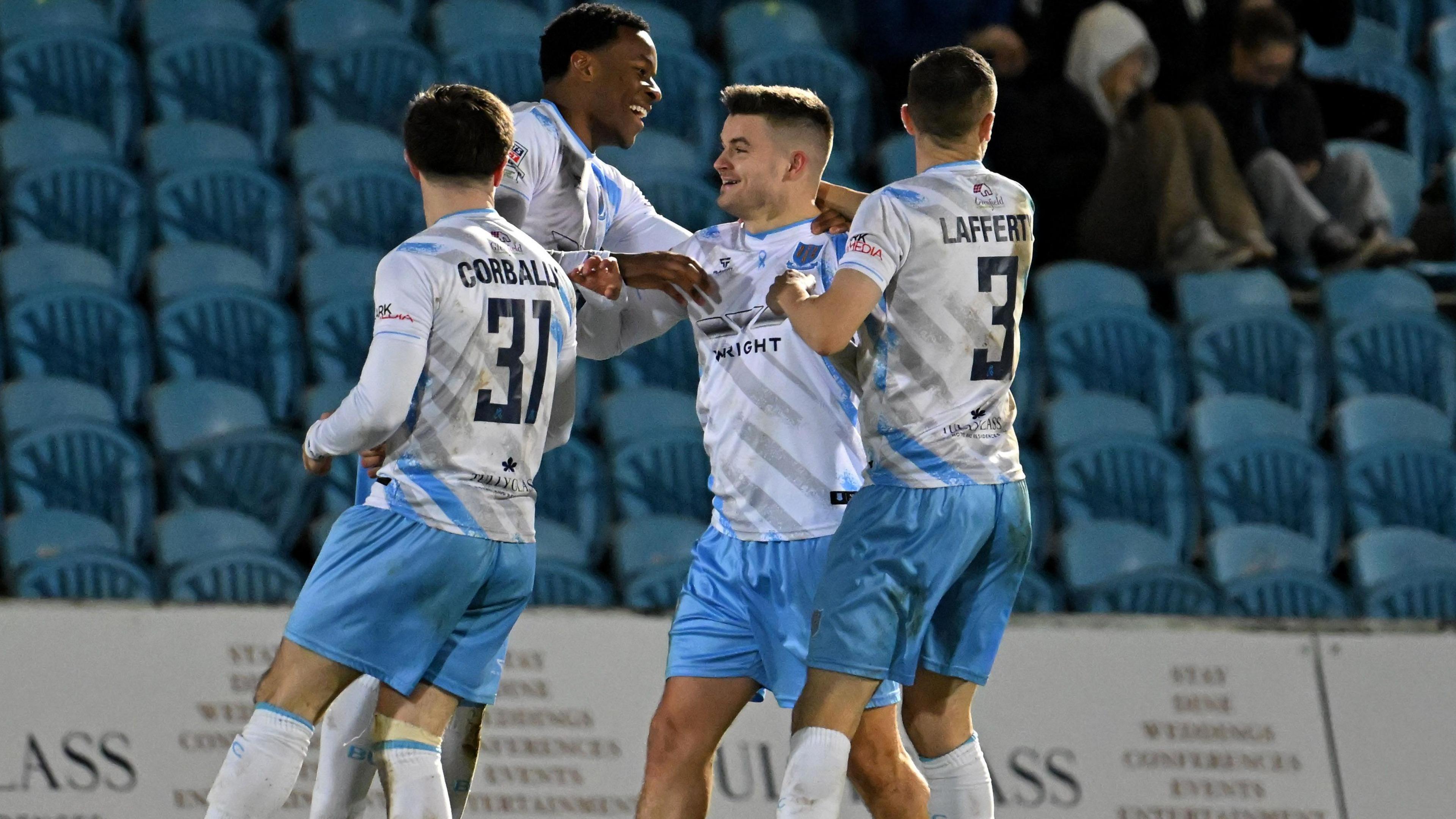 Daire O'Connor celebrates goal