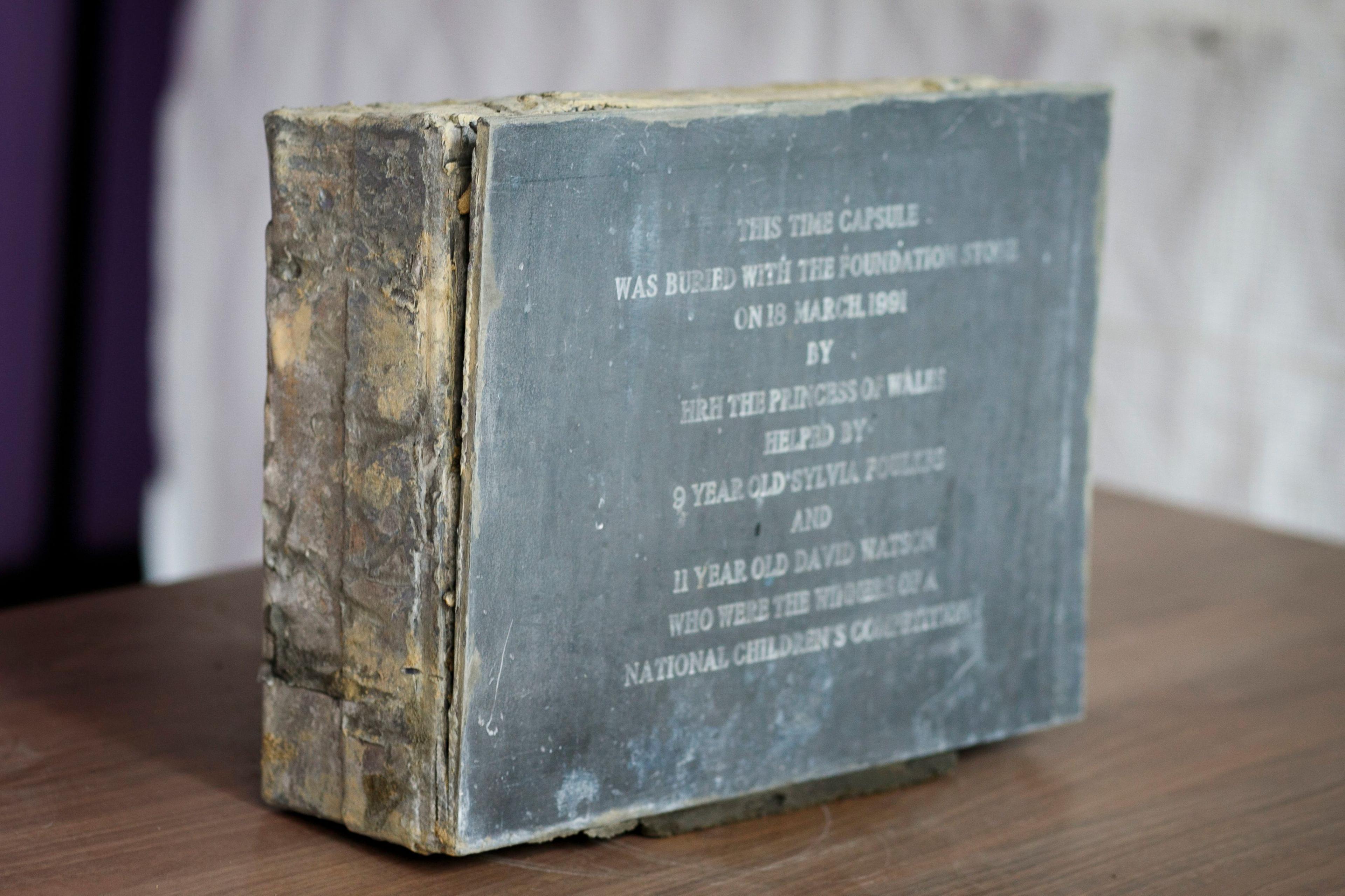The tin that that was buried in 1991.