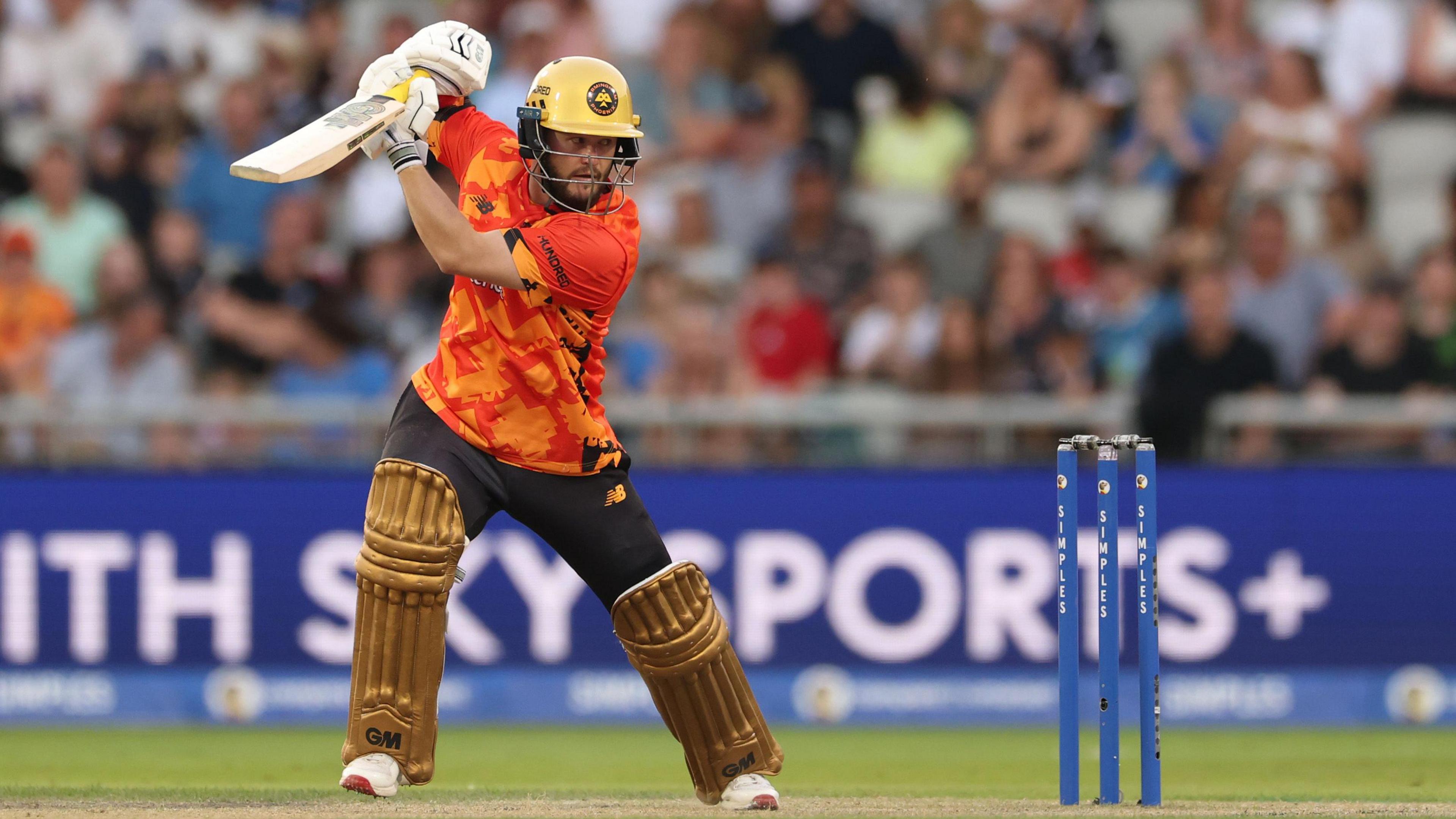 Ben Duckett batting for Birmingham Phoenix