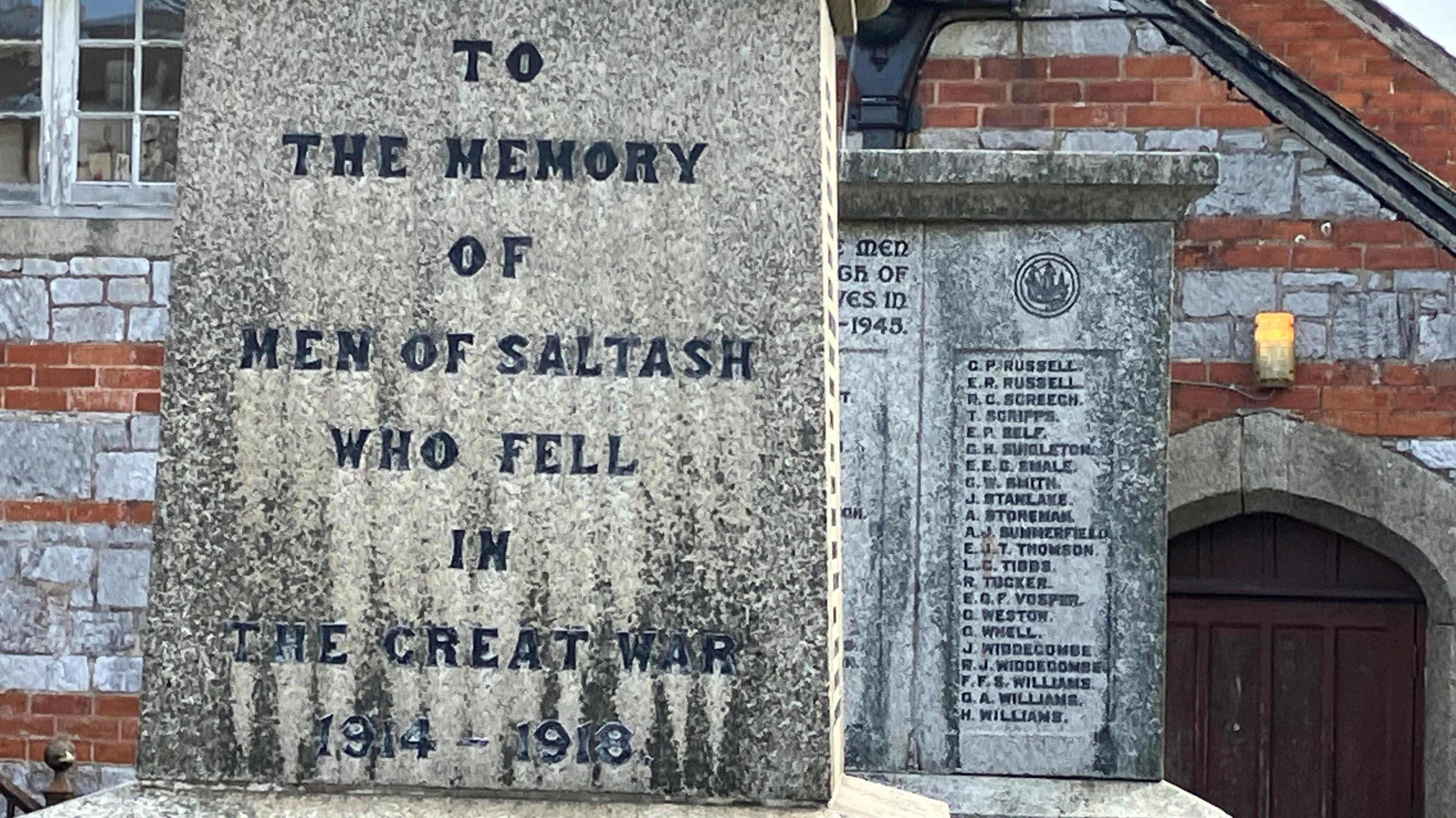 Two first and second world war memorials at St Nicholas and St Faith Church 