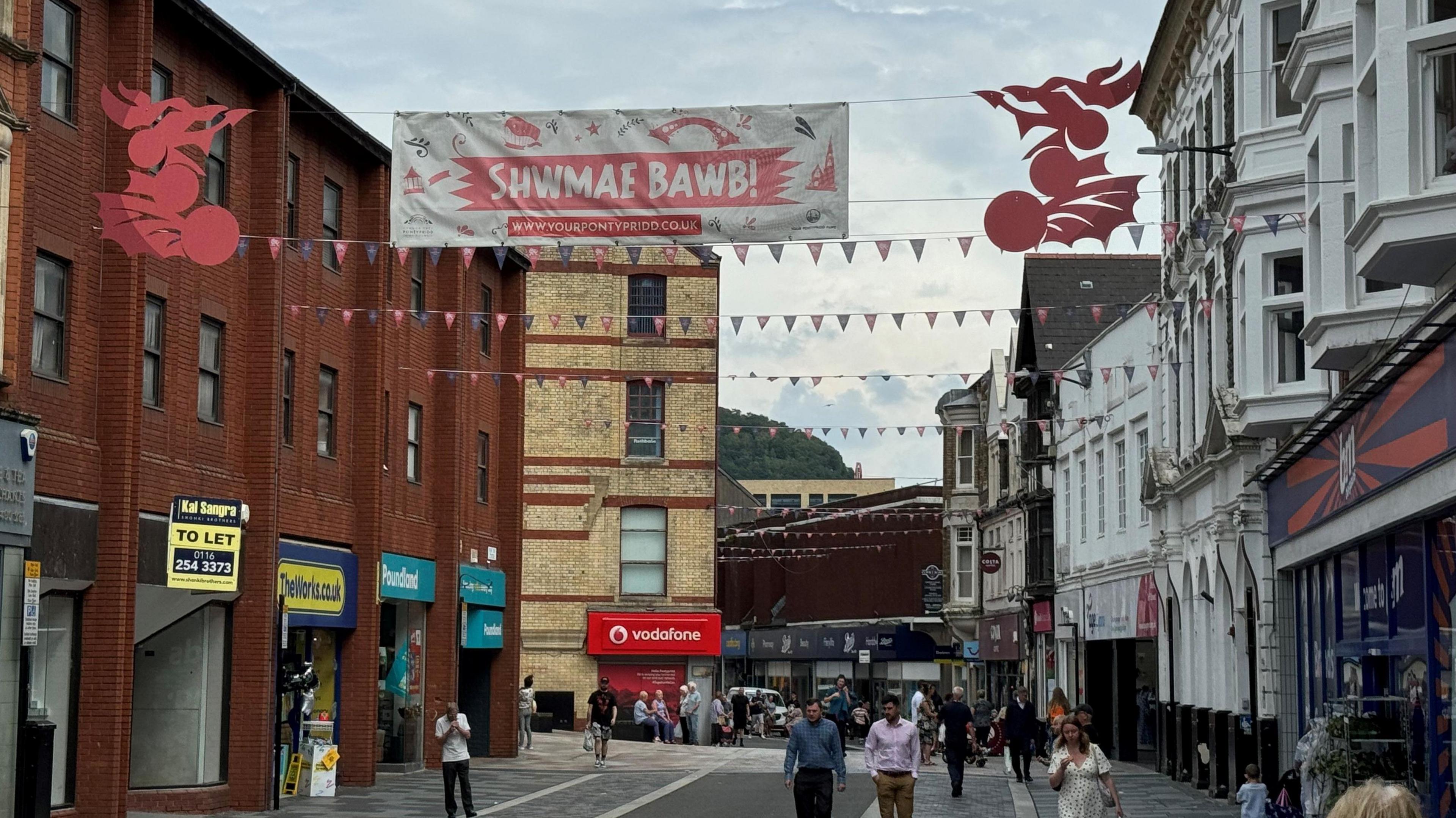 Taff Street in Pontypridd