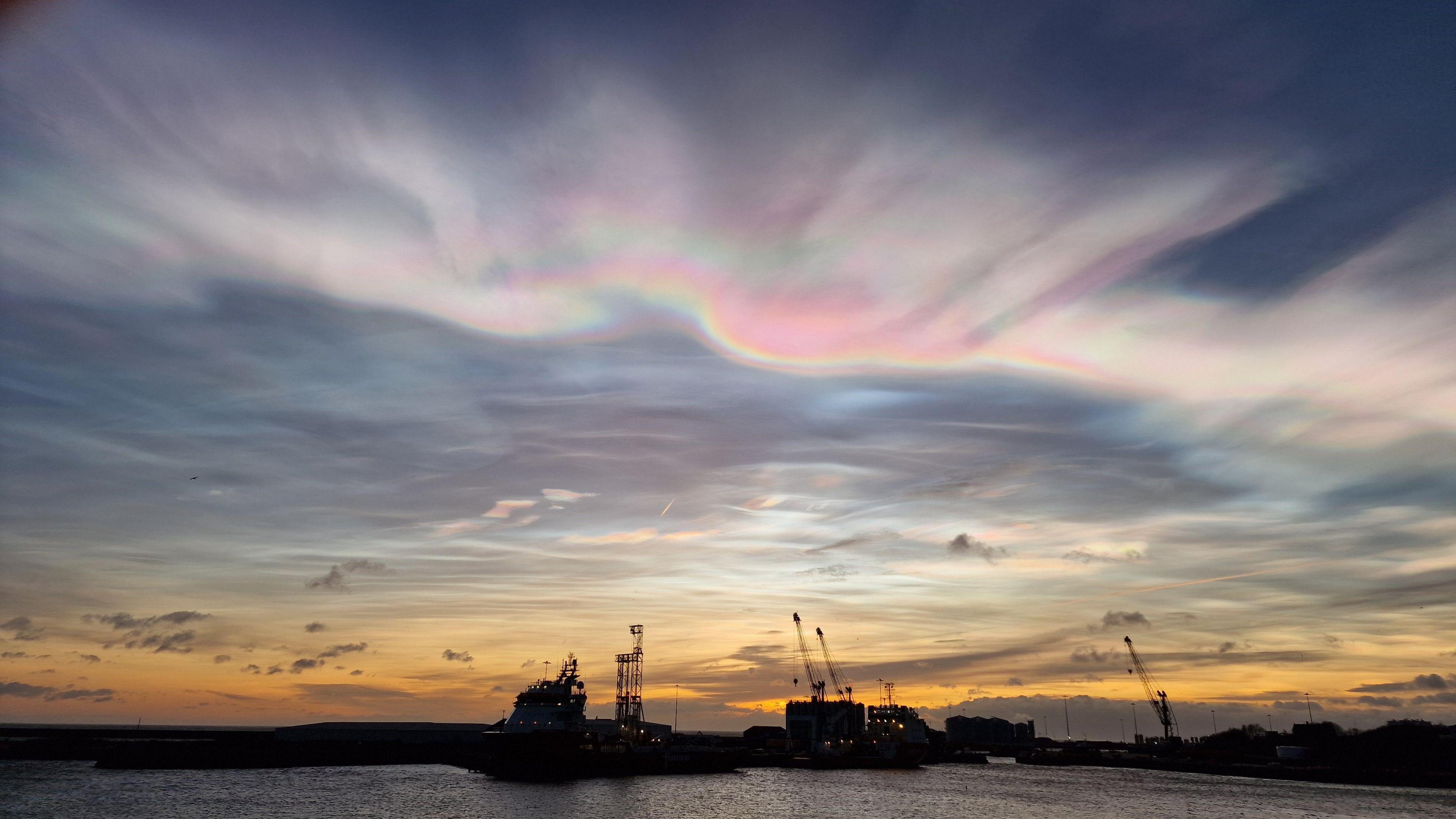 The sky over Roker