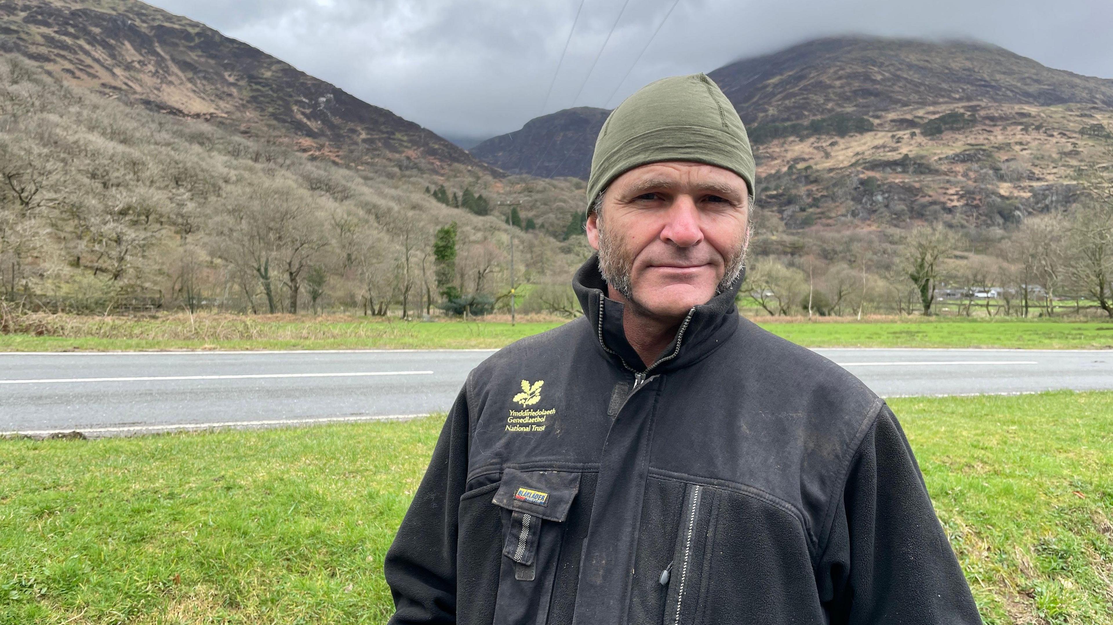 Nant Gwynant National Trust warden Dave Smith