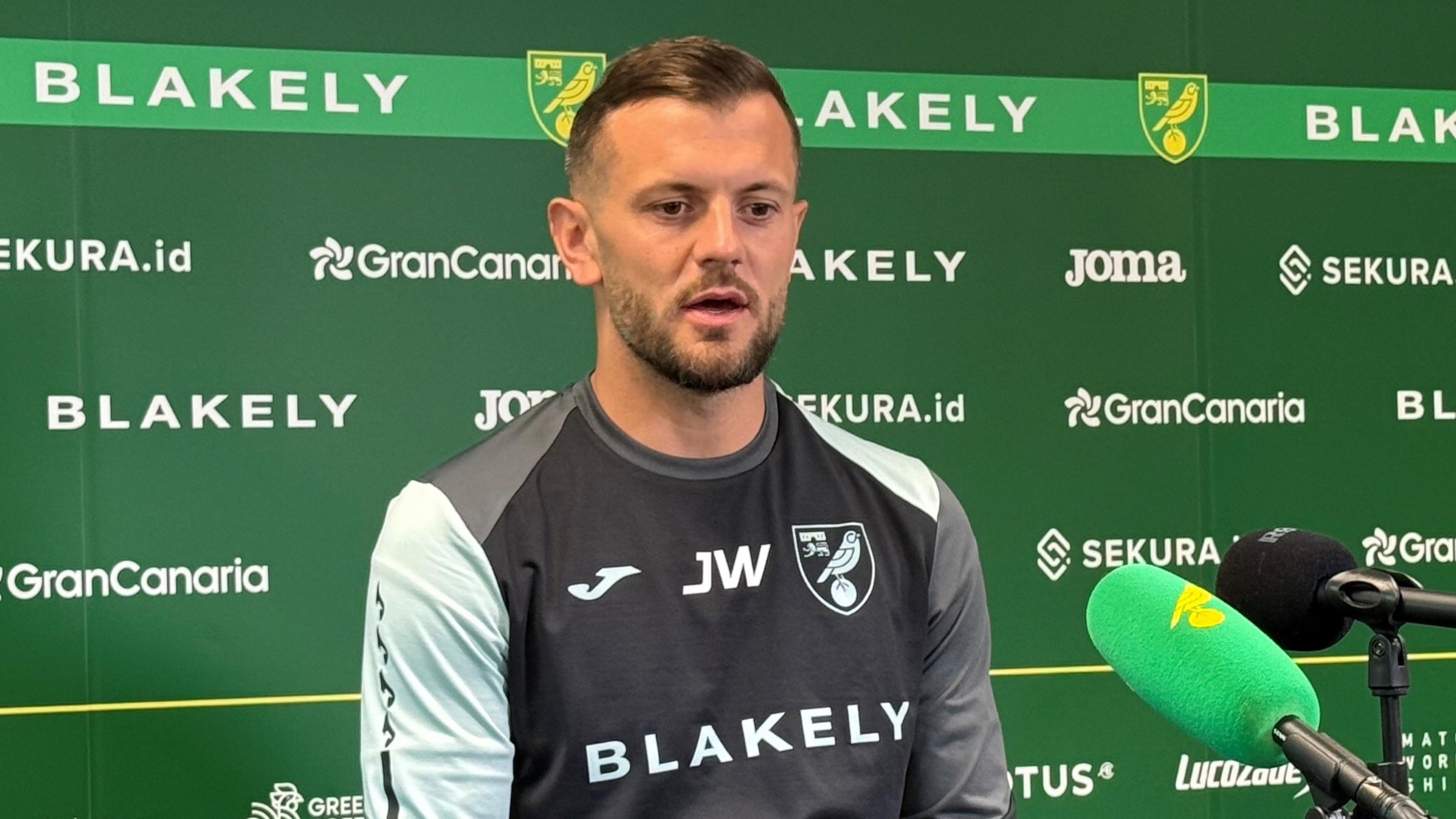 Jack Wilshere at Norwich City press conference