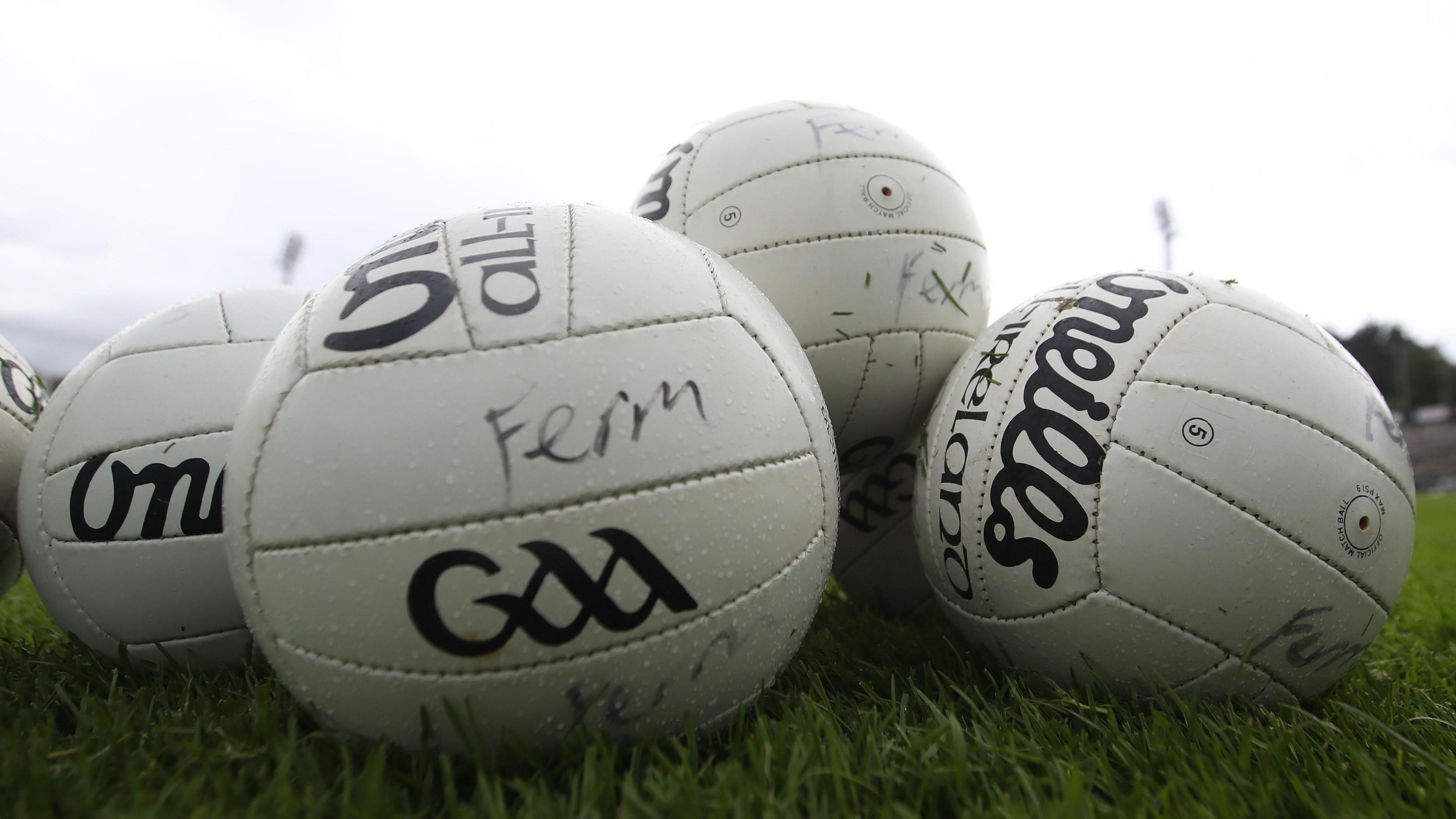 GAA balls at Brewster Park