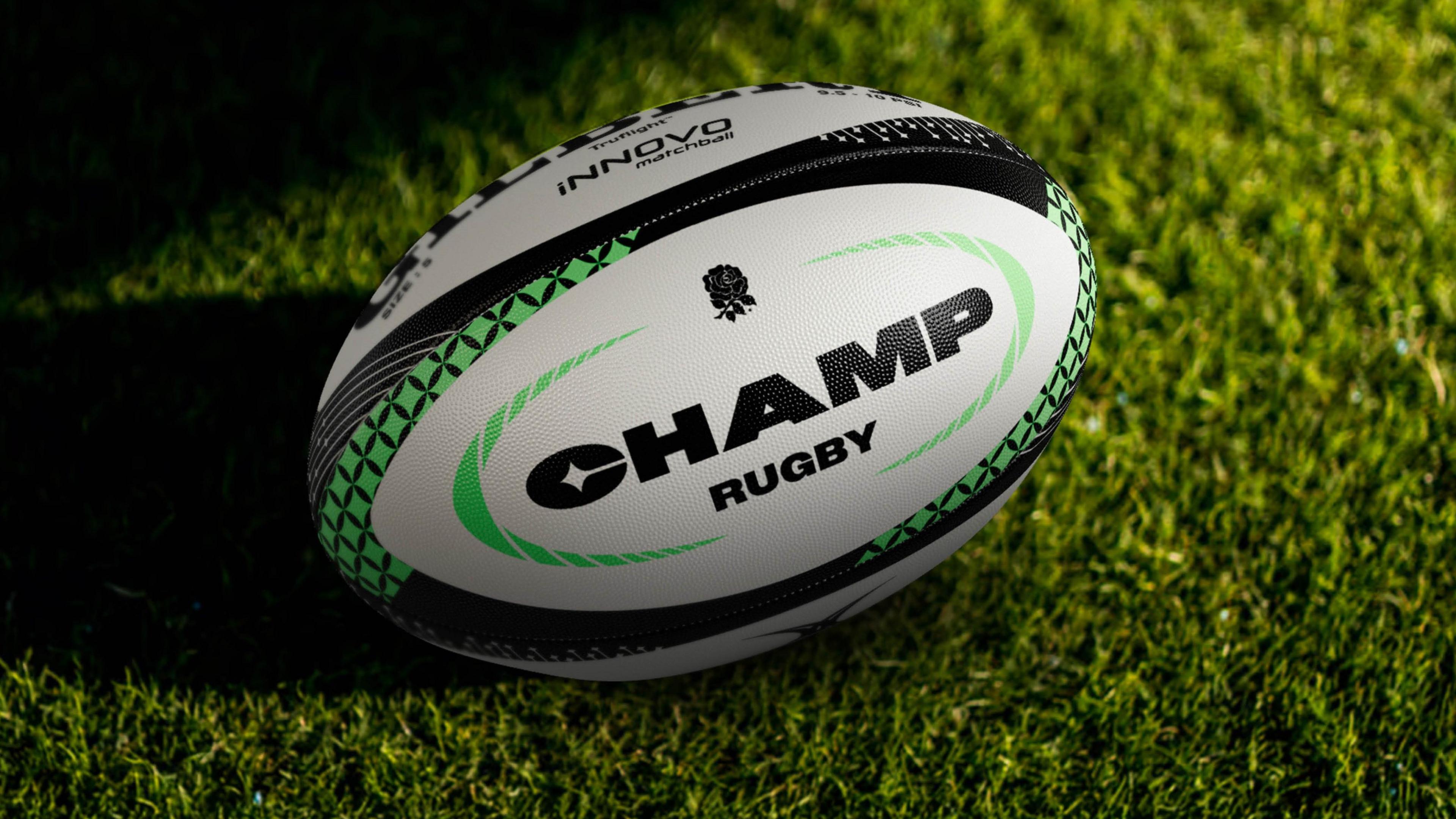 A Champ Rugby ball